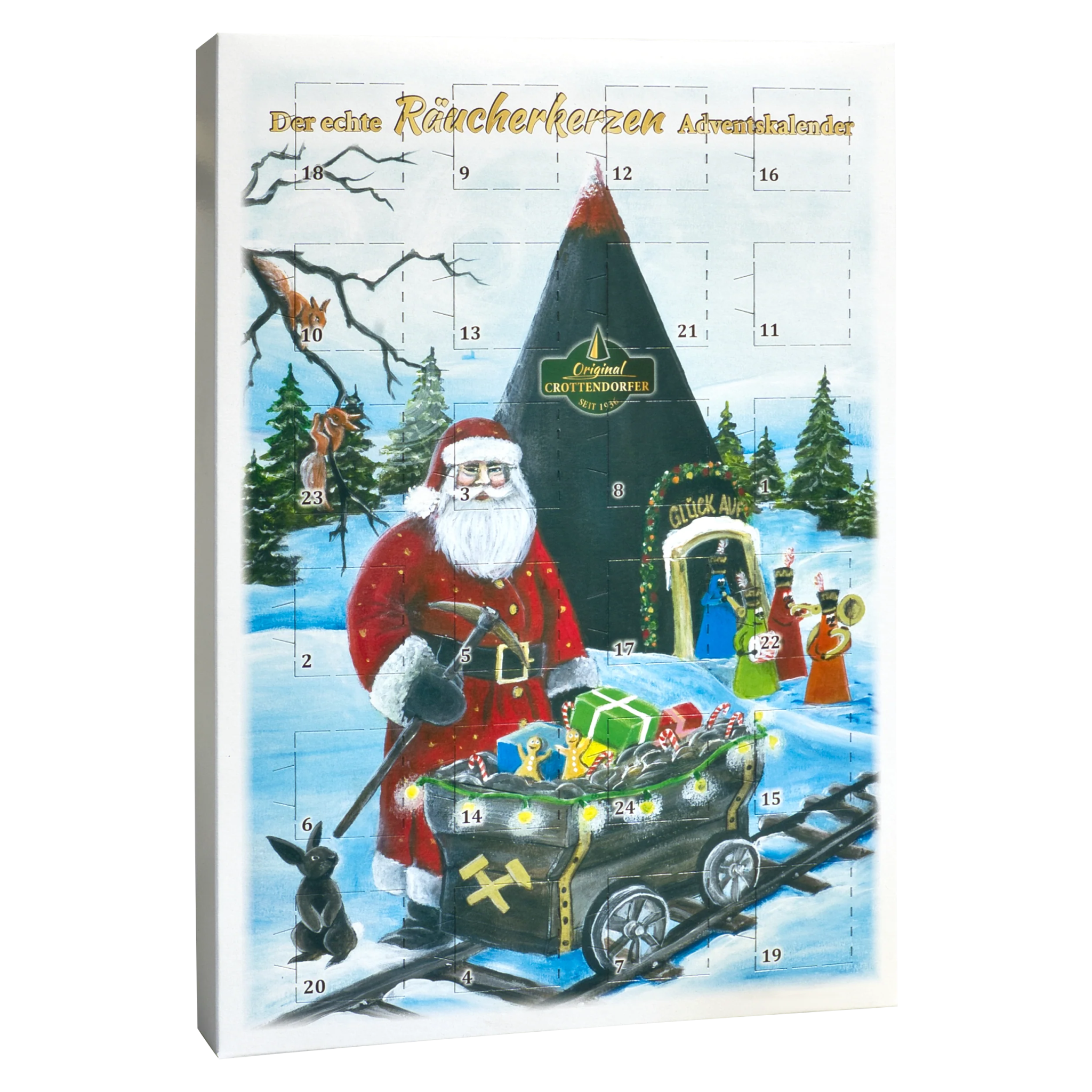 Crottendorfer - Räucherkerzen - Adventskalender Hochformat Original Crottendorfer - malmichbunt.de