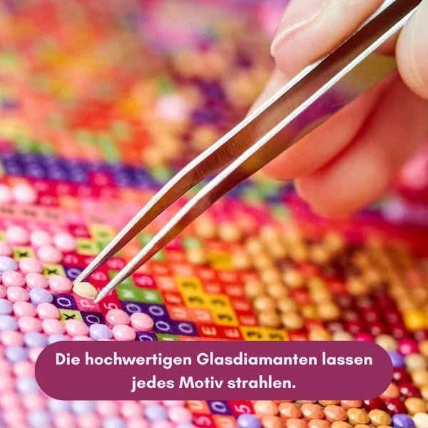 Diamond Painting Adventskalender: Glitzerndes Weihnachtsdorf TOPP Verlag - malmichbunt.de