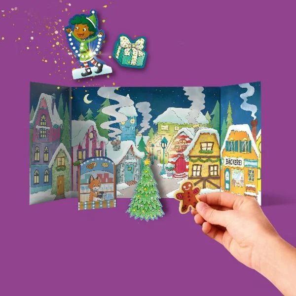 Diamond Painting Adventskalender: Glitzerndes Weihnachtsdorf TOPP Verlag - malmichbunt.de