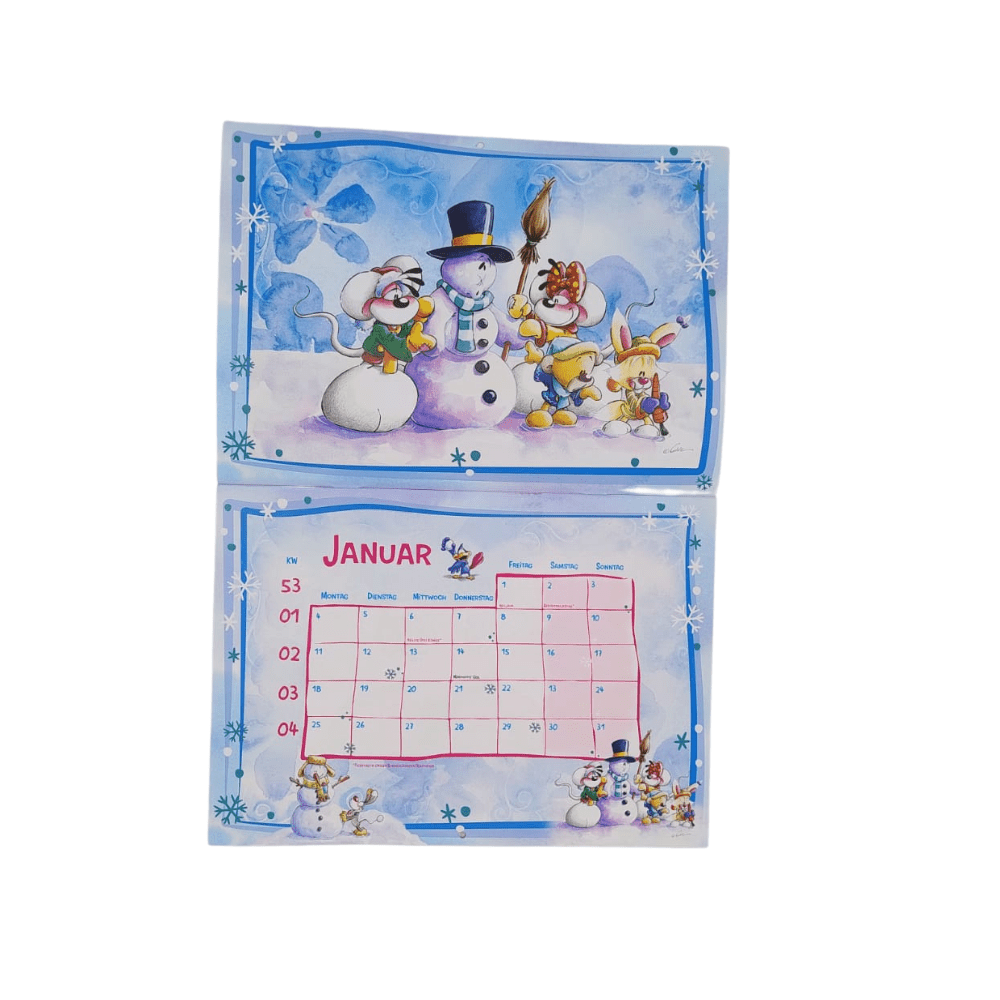 Diddl Wandkalender 2027 mit 12 Motiven - Format: A4 Diddl - malmichbunt.de