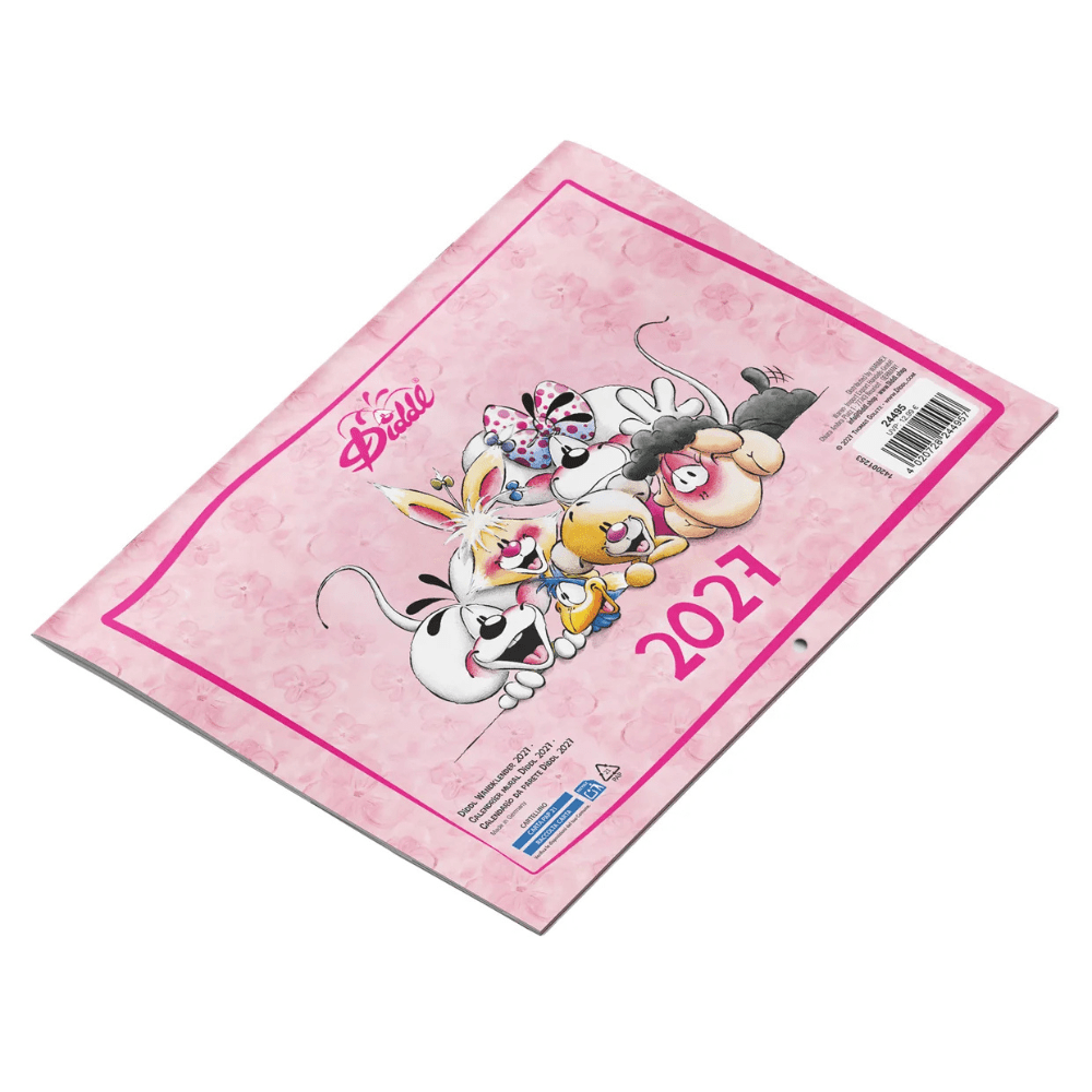 Diddl Wandkalender 2027 mit 12 Motiven - Format: A4 Diddl - malmichbunt.de