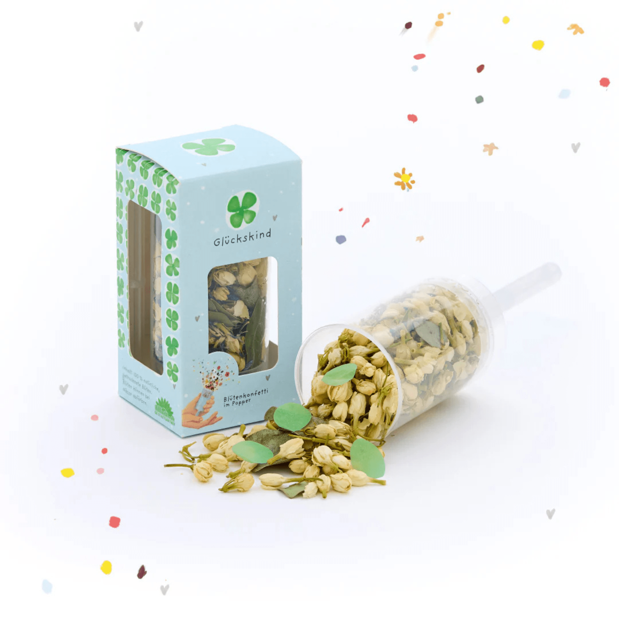 Die Stadtgärtner Blütenkonfetti im Popper - Glückskind Die Stadtgärtner - malmichbunt.de