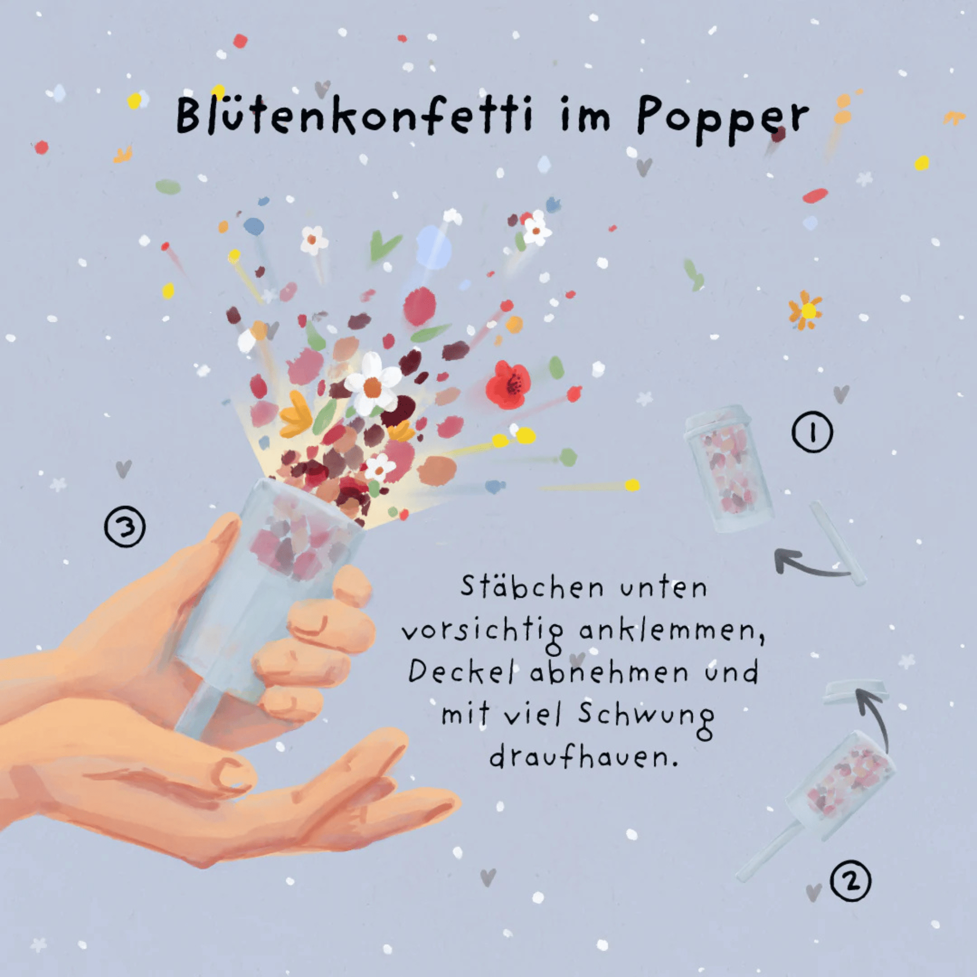 Die Stadtgärtner Blütenkonfetti im Popper - Namaste Bitches Die Stadtgärtner - malmichbunt.de