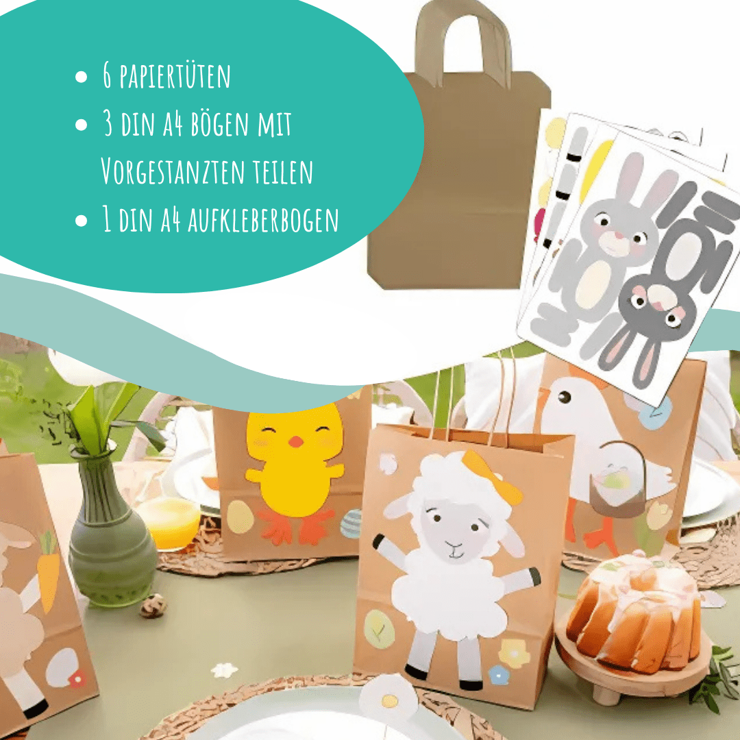DIY Set Geschenktüten Ostern Papierdrachen - malmichbunt.de