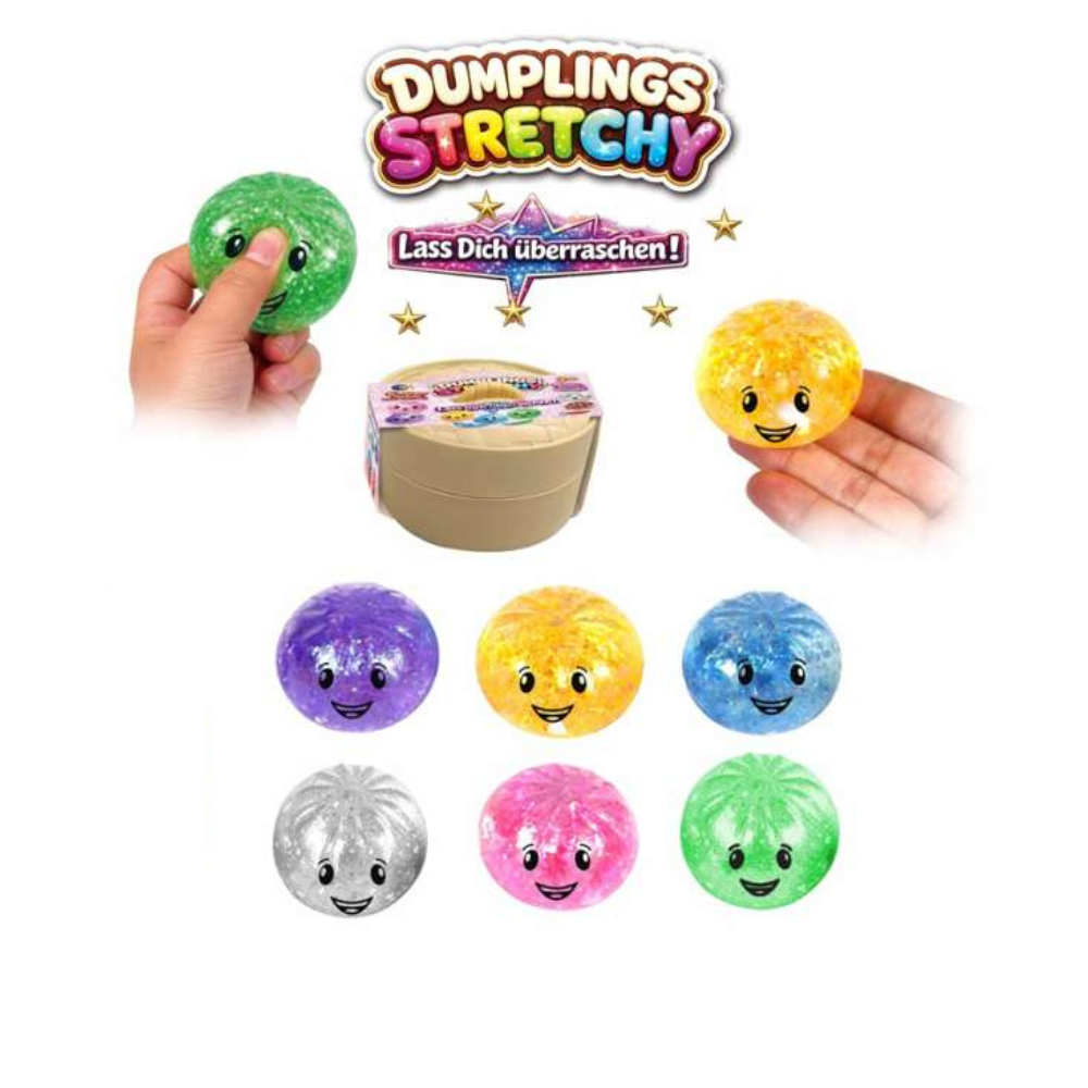 Dumplings Glitzer-Stretchy 5,3cm Funtrading - malmichbunt.de