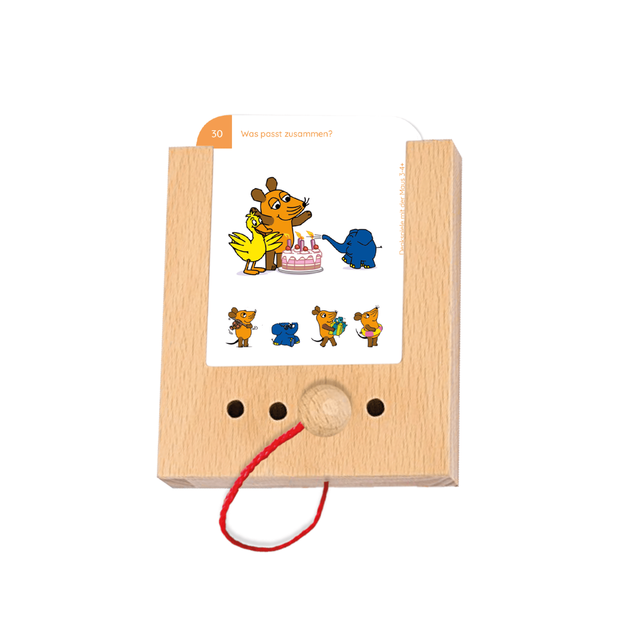 Erste Denkspiele mit der Maus 3 - 4+ - Übungen für den Lochkasten Lernspielverlag - malmichbunt.de