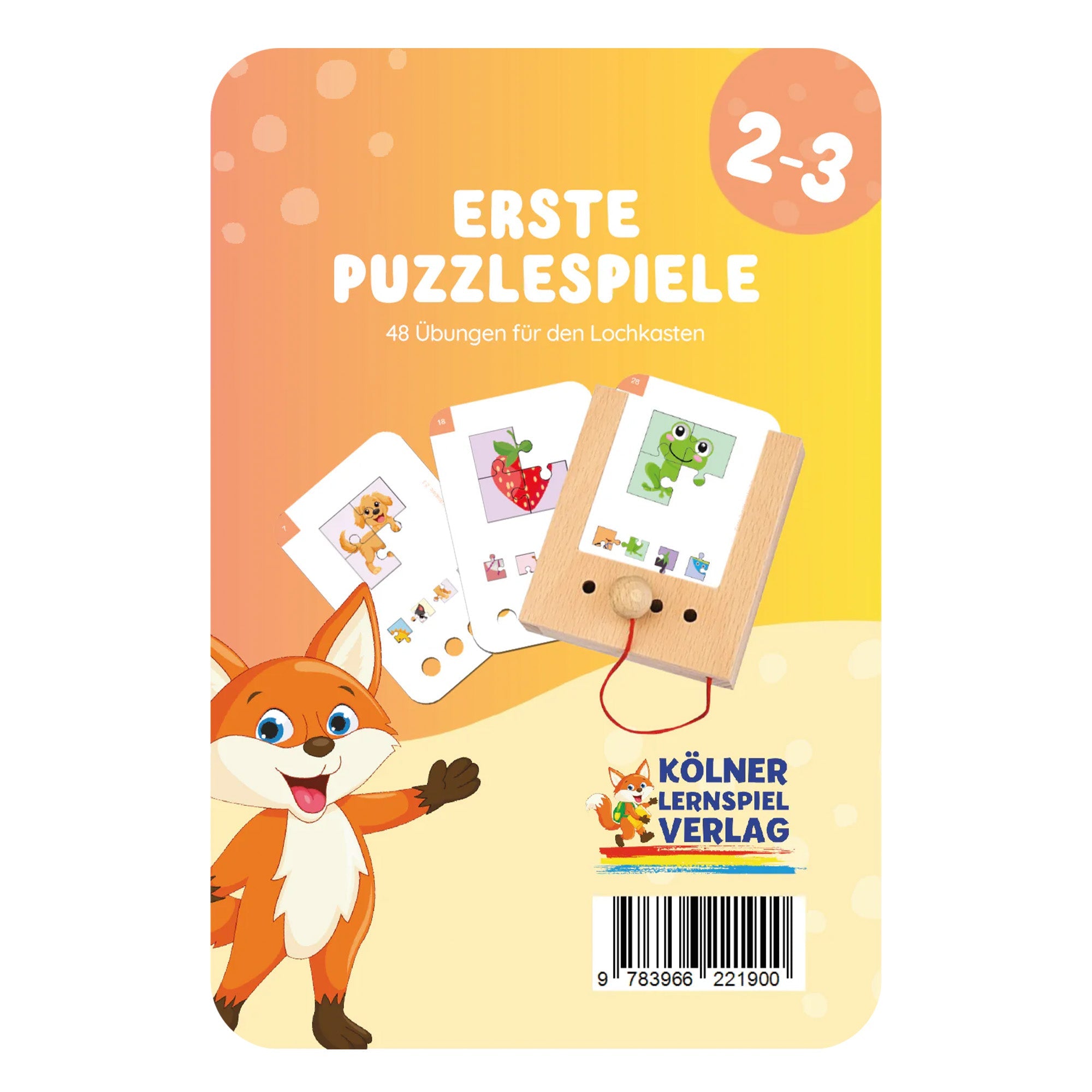 Erste Puzzlespiele 2 - 3 Jahre - Übungen für den Lochkasten Lernspielverlag - malmichbunt.de