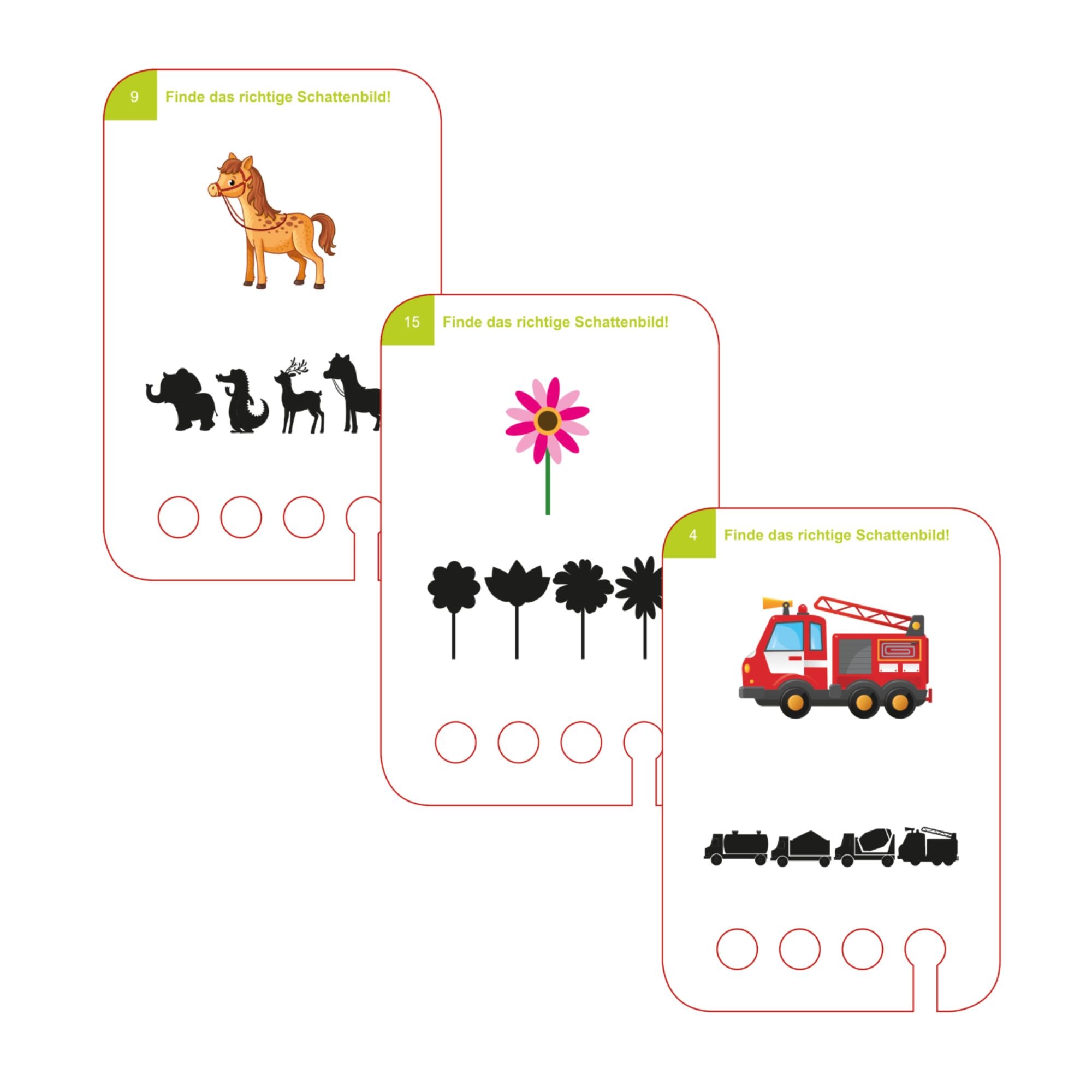 Erste Schattenspiele - Übungen für den Lochkasten Lernspielverlag - malmichbunt.de