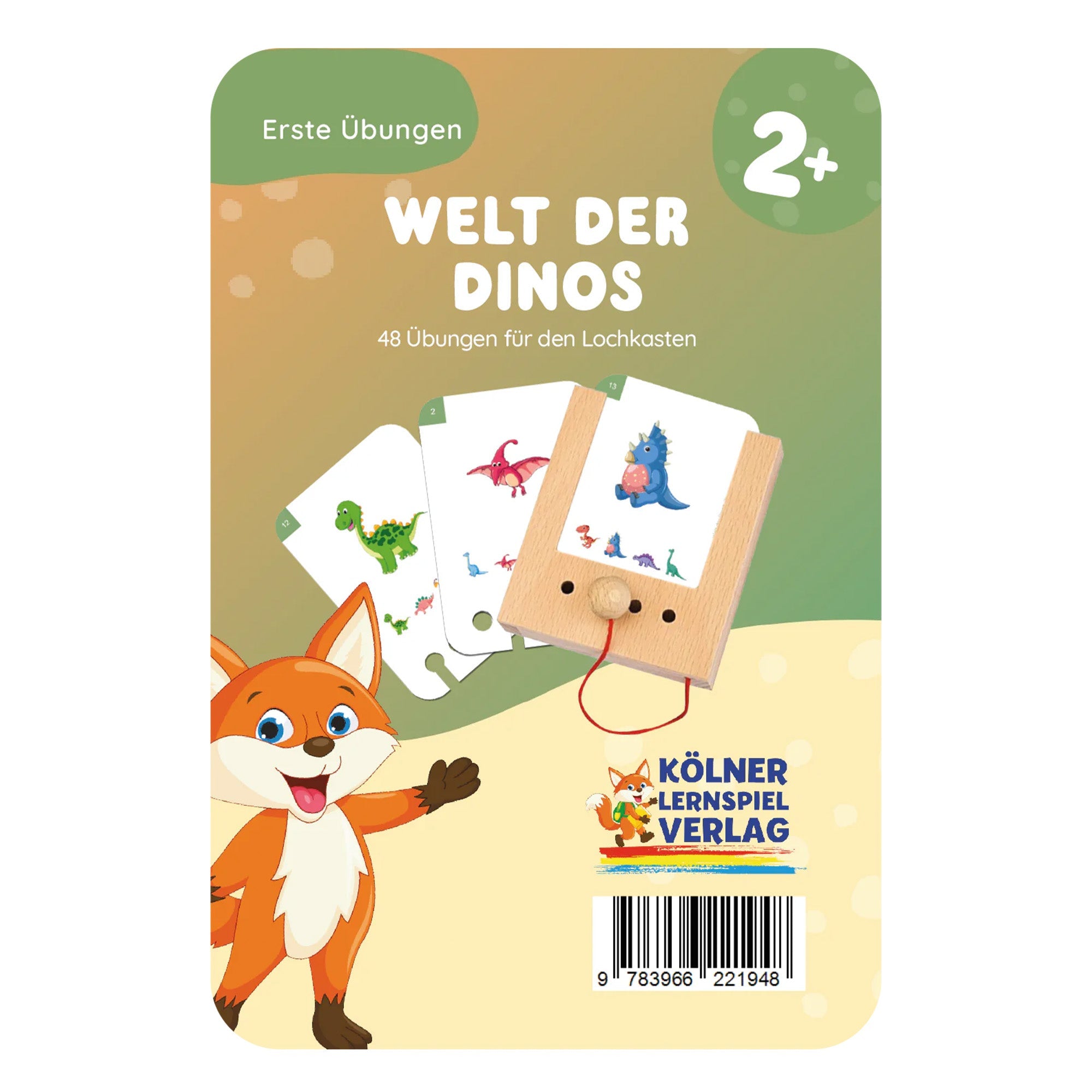 Erste Übungen für den Lochkasten - Welt der Dinos Lernspielverlag - malmichbunt.de