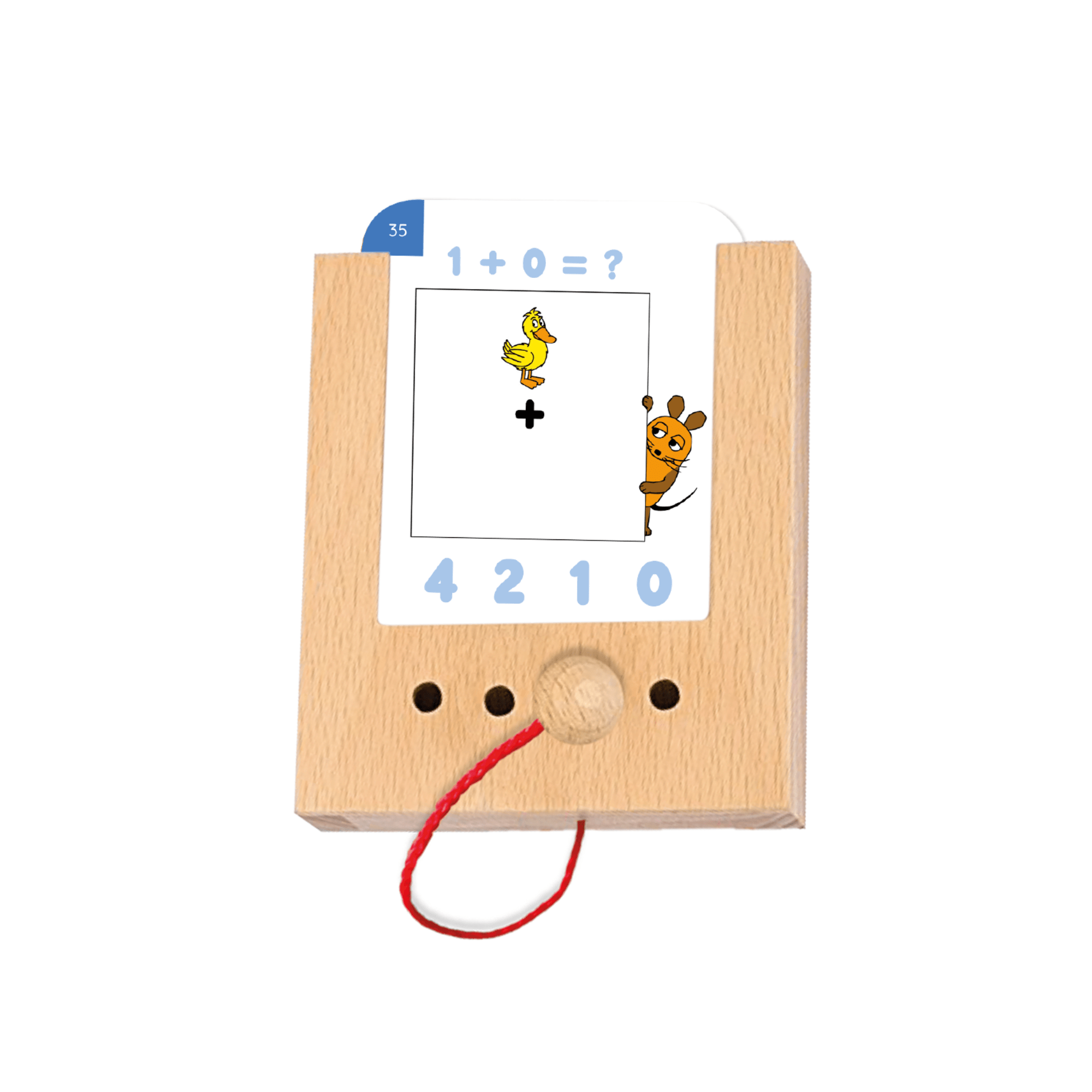 Erstes Rechnen mit der Maus 5 - 6+ - Übungen für den Lochkasten Lernspielverlag - malmichbunt.de