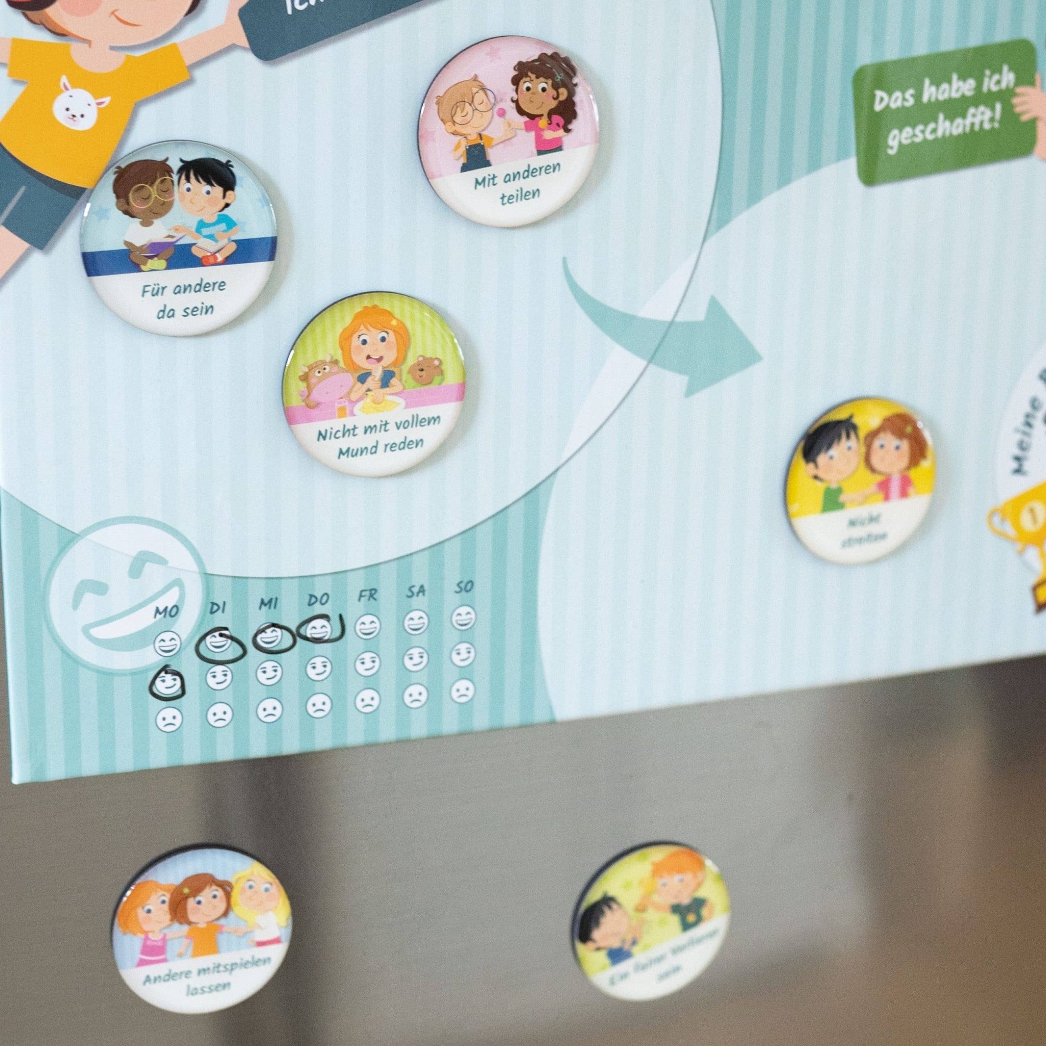 Erweiterungs - Set für Magnettafel "Fair und höflich" Papierdrachen - malmichbunt.de