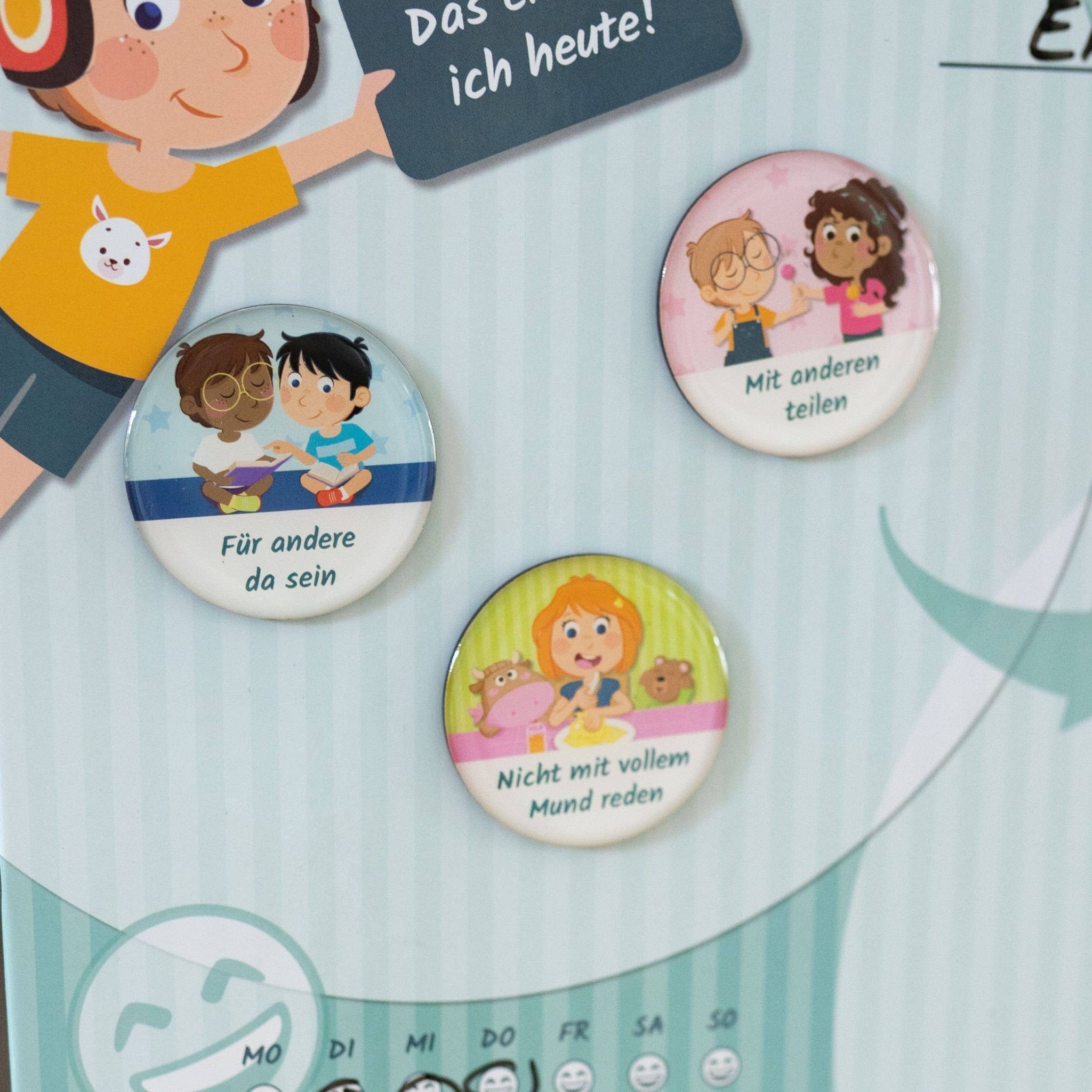 Erweiterungs - Set für Magnettafel "Fair und höflich" Papierdrachen - malmichbunt.de