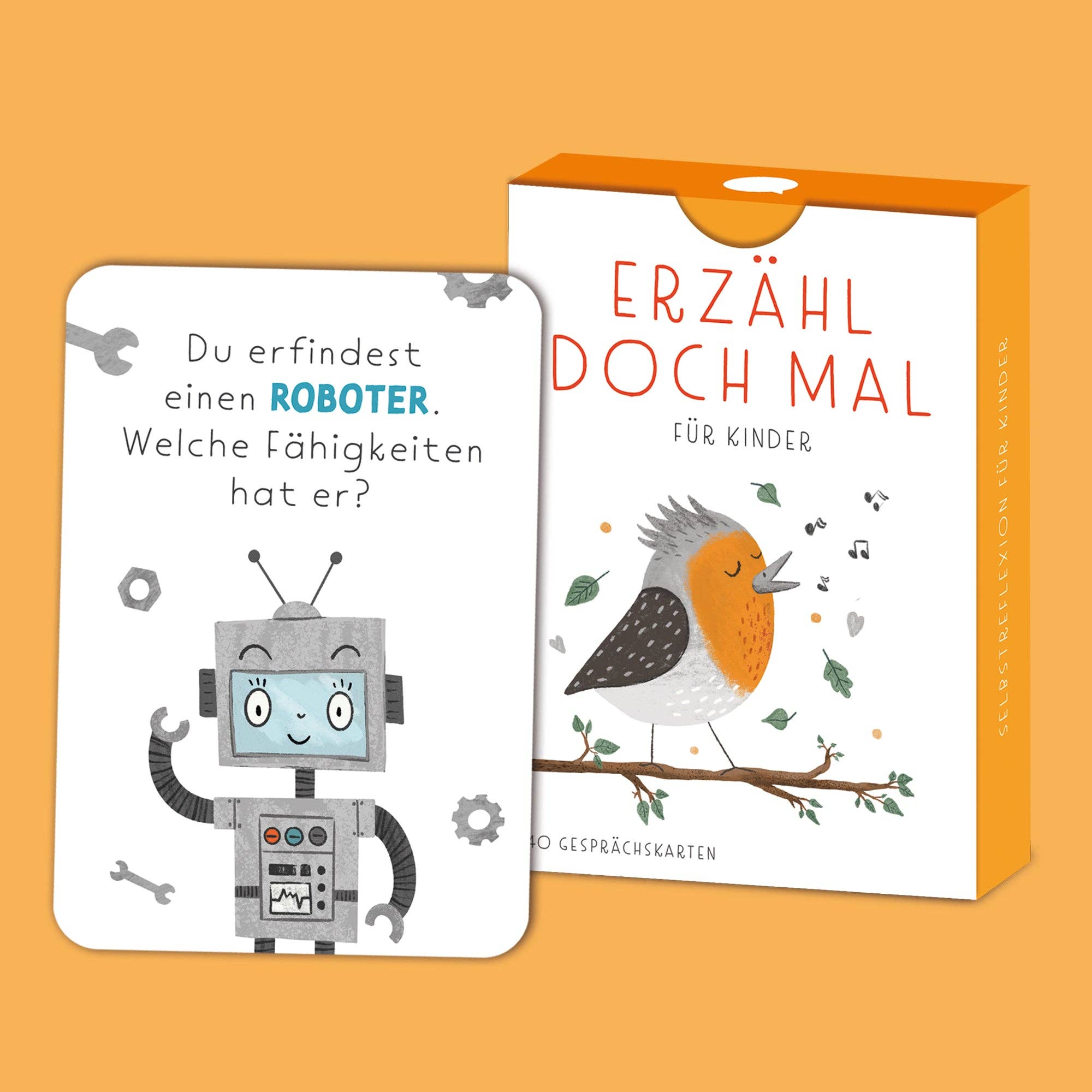 Erzähl doch mal – Gesprächskarten für Kinder Rüsselfuchs - malmichbunt.de