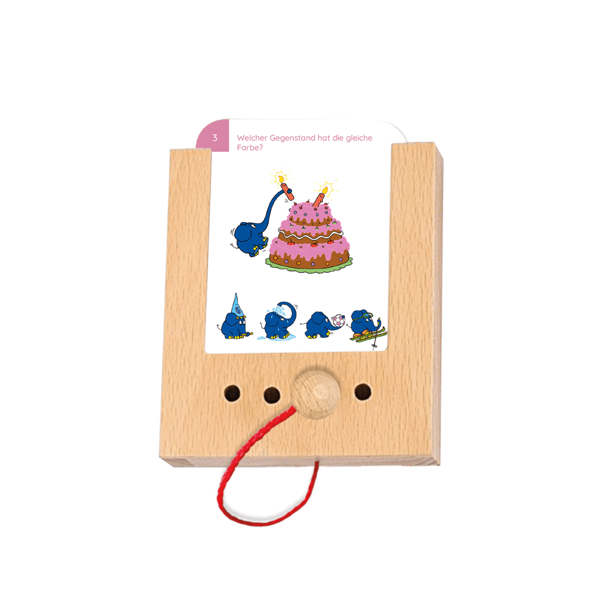 Farben und Muster mit der Maus 3 - 4+ - Übungen für den Lochkasten Lernspielverlag - malmichbunt.de