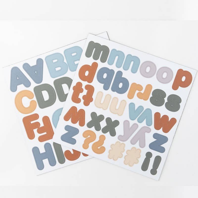 Ferflex Magnetische Buchstaben – Karamellblau – Set mit 125 Magneten Ferflex - malmichbunt.de