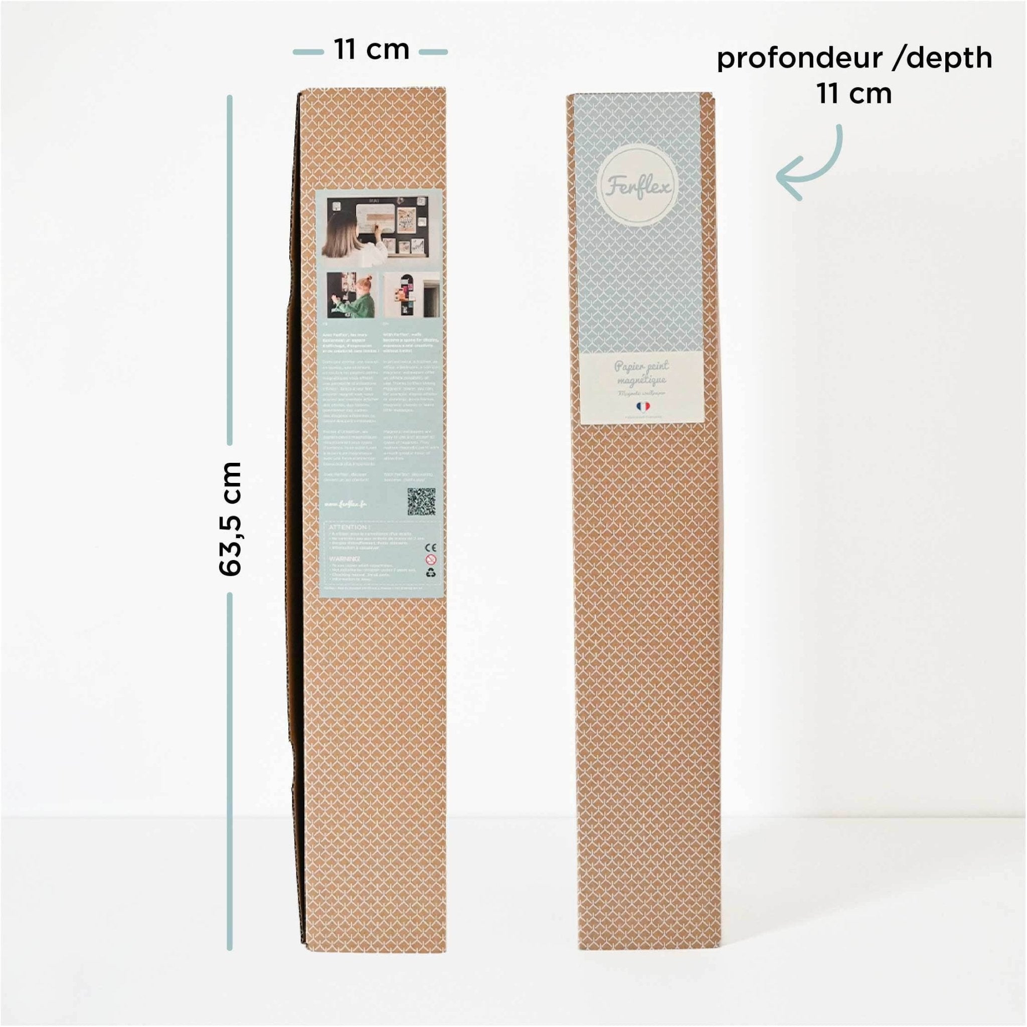 Ferflex Magnettafel Arche Beige Rosé – 100,5x58,5cm Ferflex - malmichbunt.de