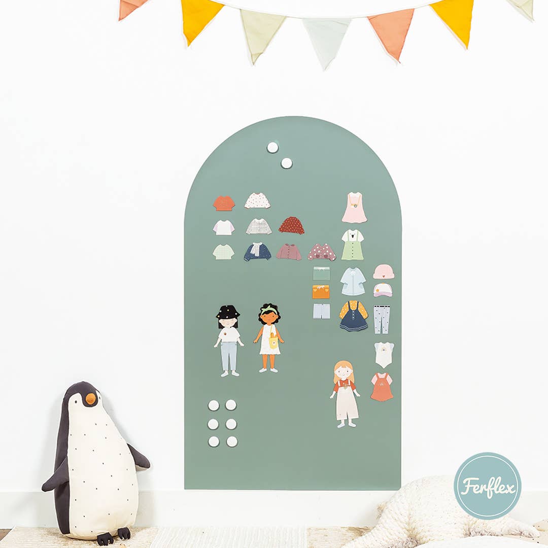 Ferflex Magnettafel Arche Smaragdgrün – 100,5x58,5cm Ferflex - malmichbunt.de