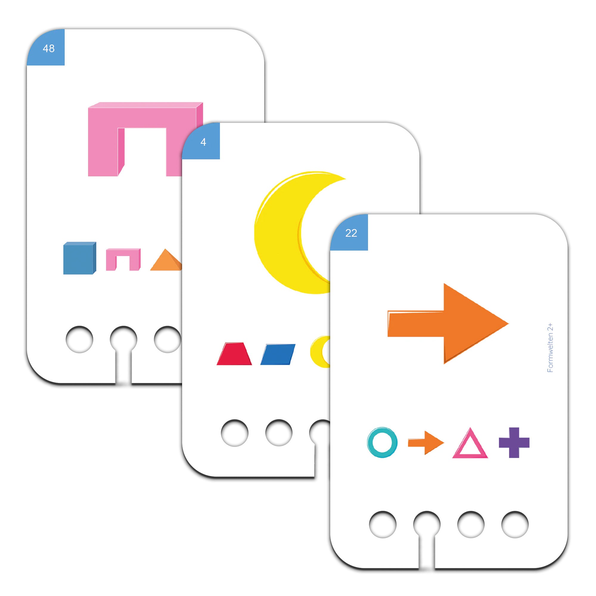 Formwelten 2 - 3 Jahre - Übungen für den Lochkasten Lernspielverlag - malmichbunt.de