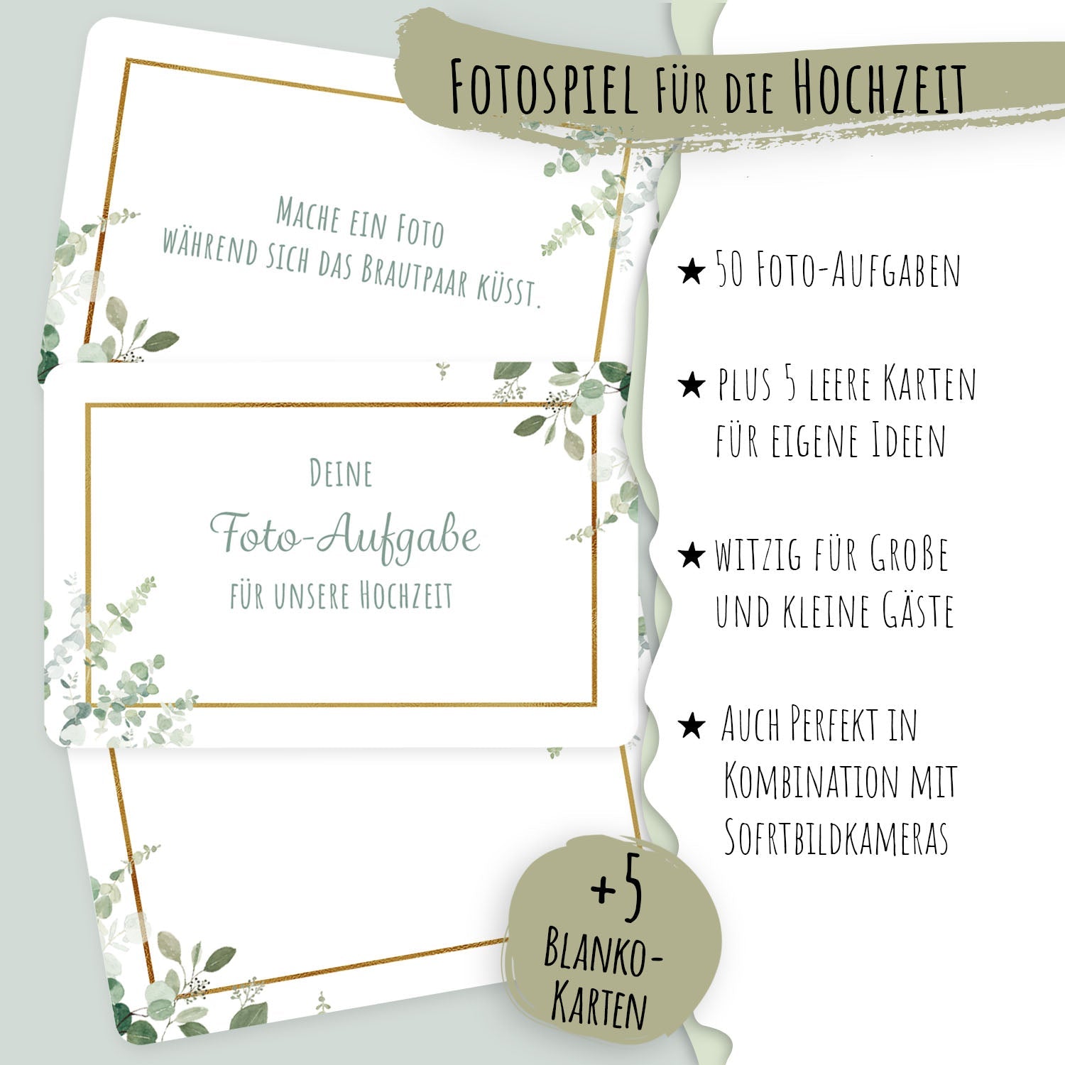 Fotospiel Hochzeit - 50 Fotoaufgaben Jeka - malmichbunt.de