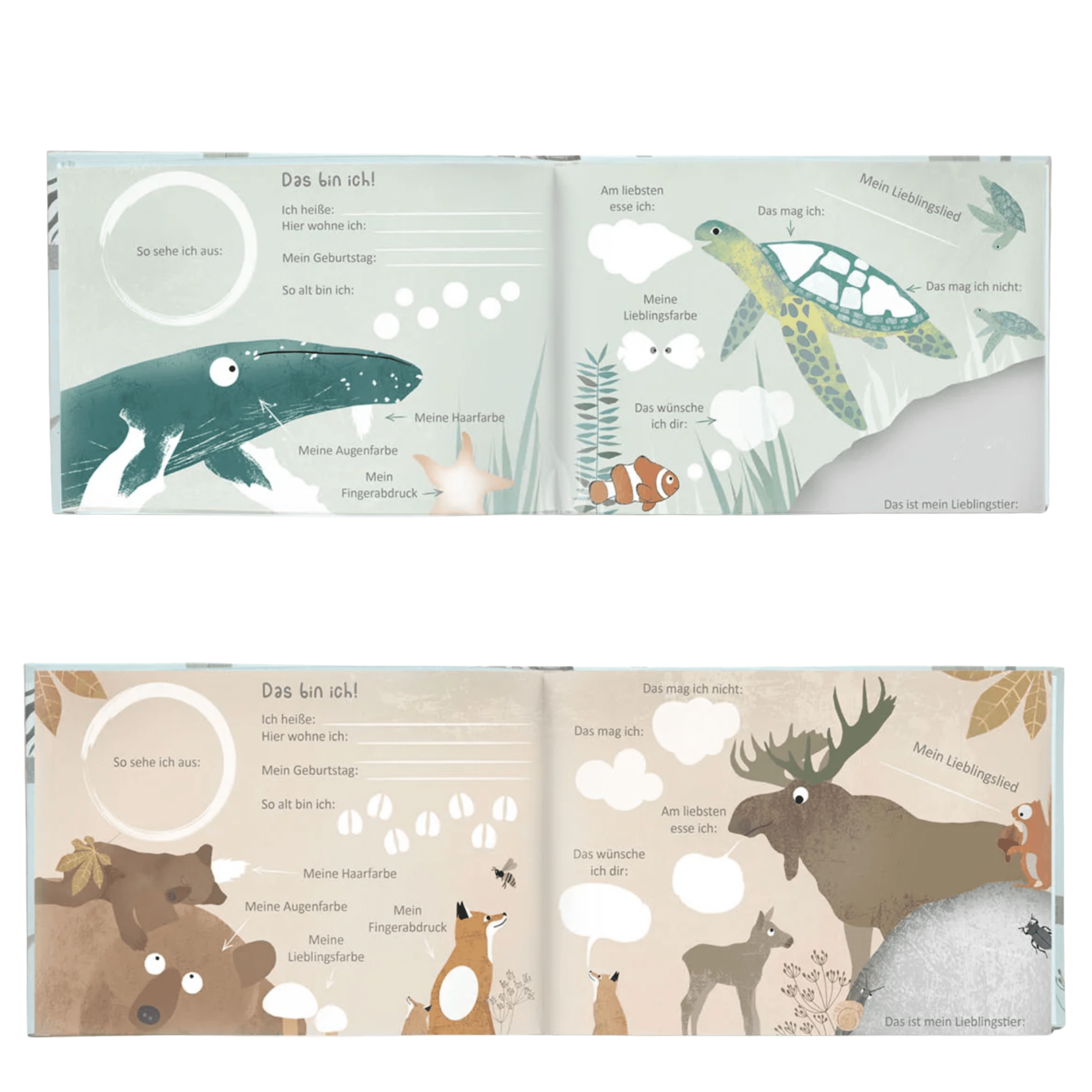 Freundebuch - Mein tierisches Freundbuch Fräulein Elvira - malmichbunt.de