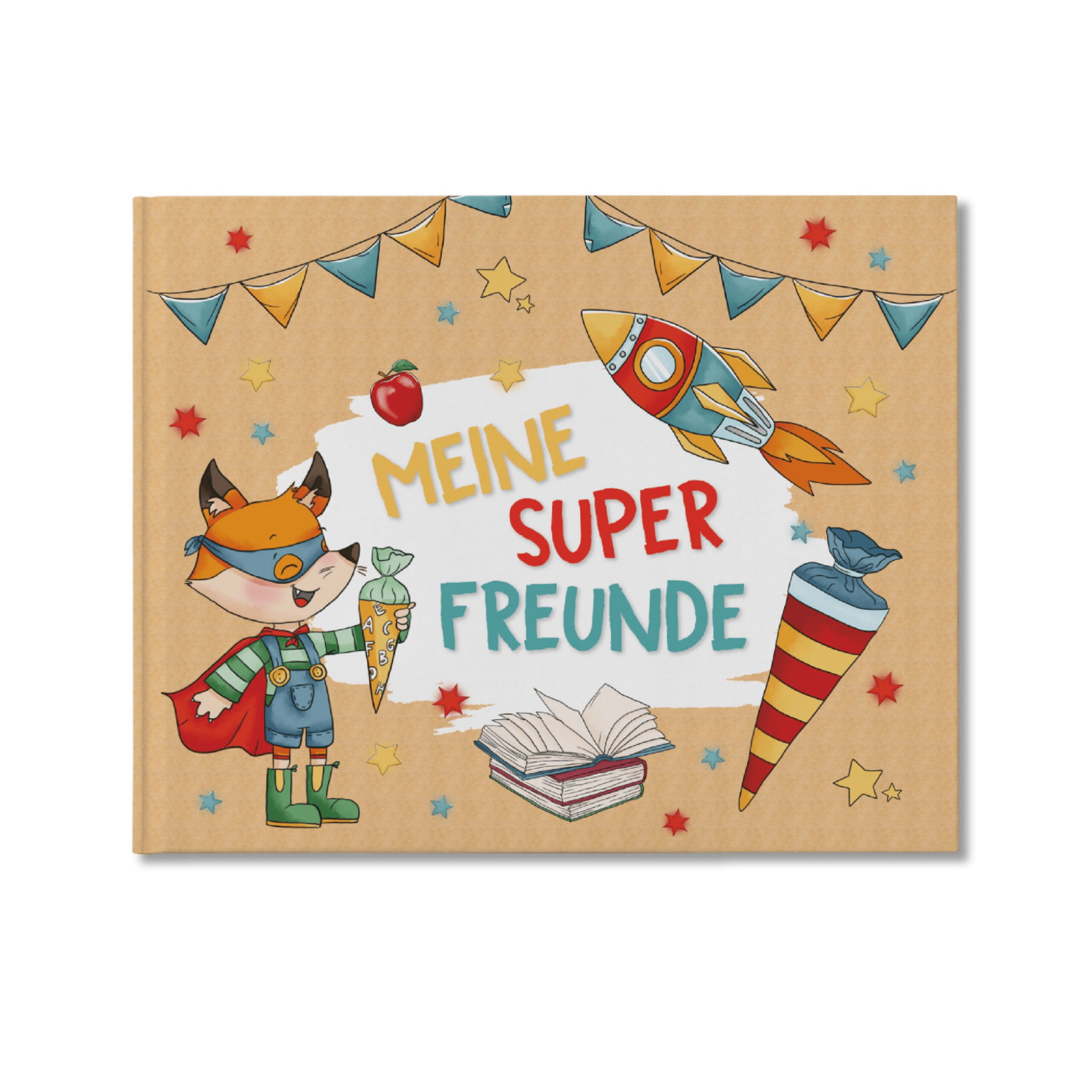 Freundebuch - meine Superfreunde Papierdrachen - malmichbunt.de