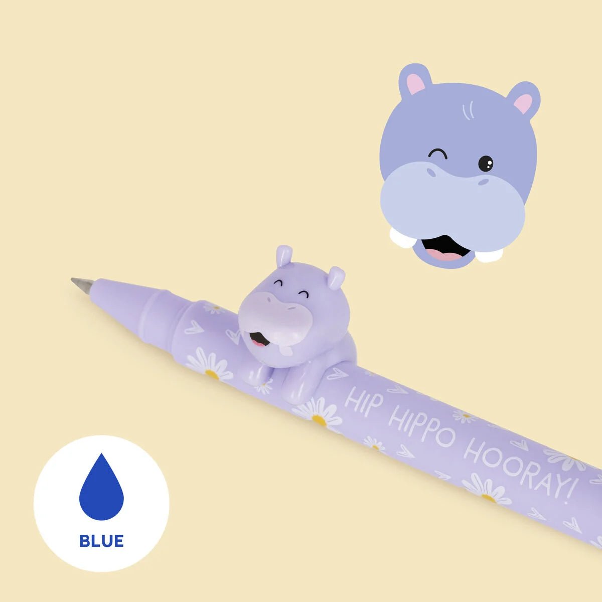 Gelstift Lovely Friends - Hippo Legami - malmichbunt.de