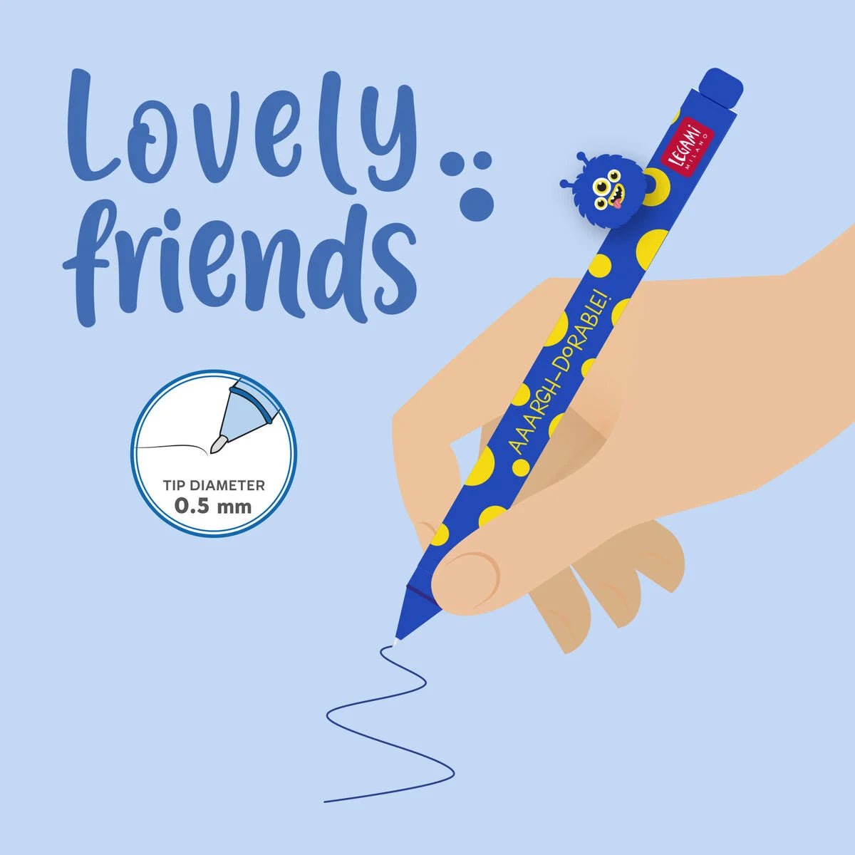 Gelstift - Lovely Friends: Monster Legami - malmichbunt.de