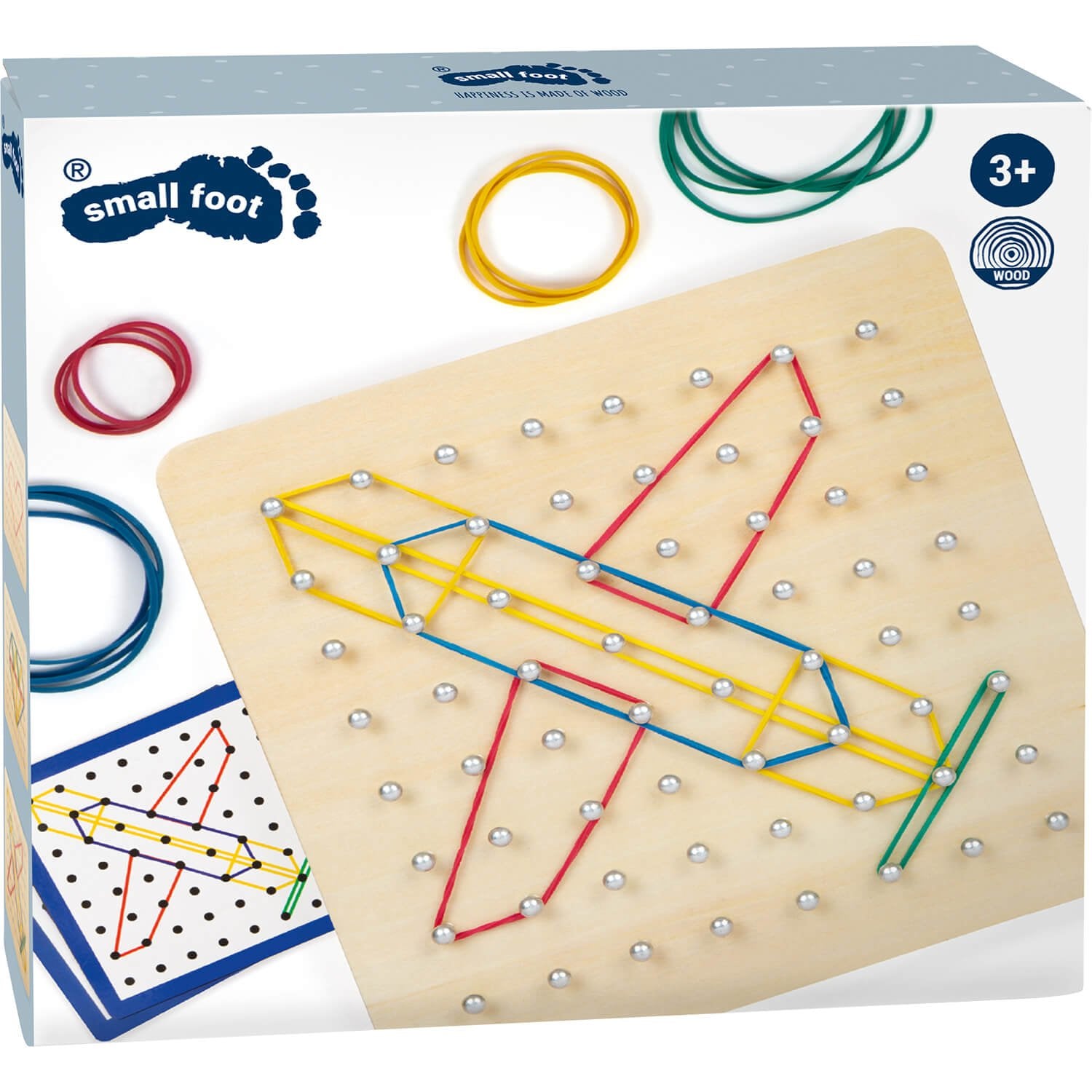 Geoboard aus Holz Small foot - malmichbunt.de