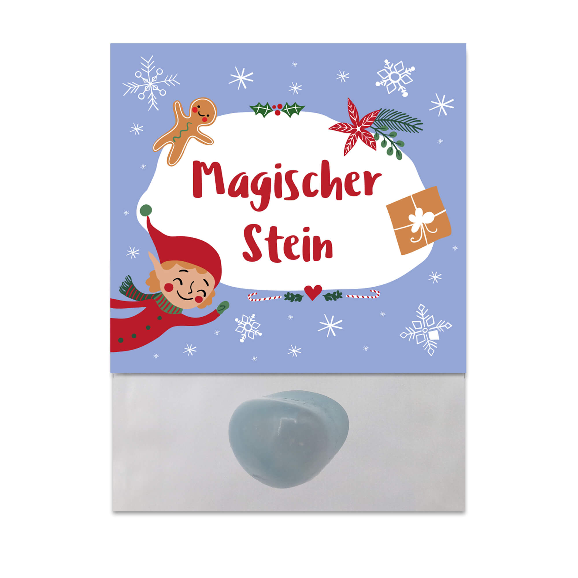 Glücksstein Weihnachten (Elf) Jeka - malmichbunt.de