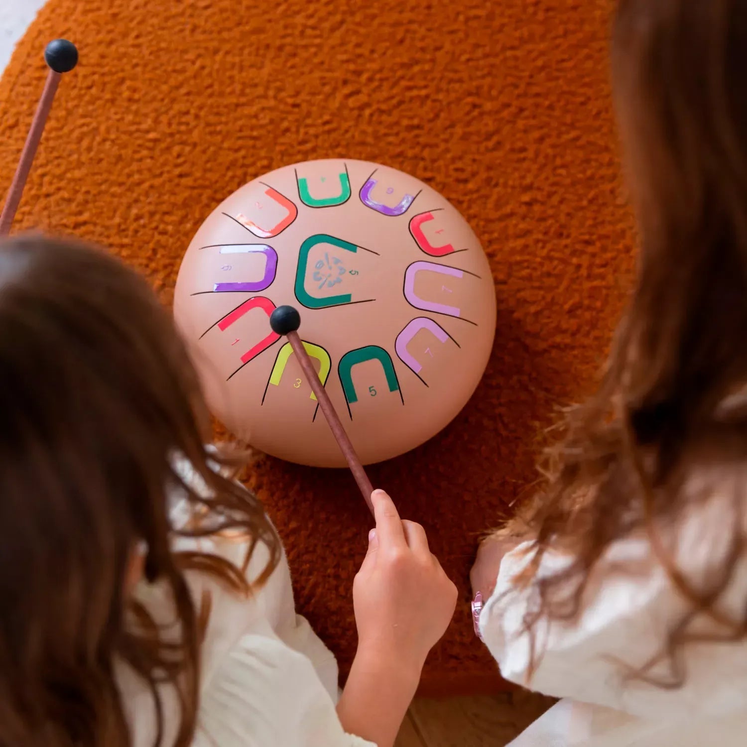 Große Zungentrommel Tambu Steel Drum - Deep Flow (Terracotta) JuegaConmigo - malmichbunt.de