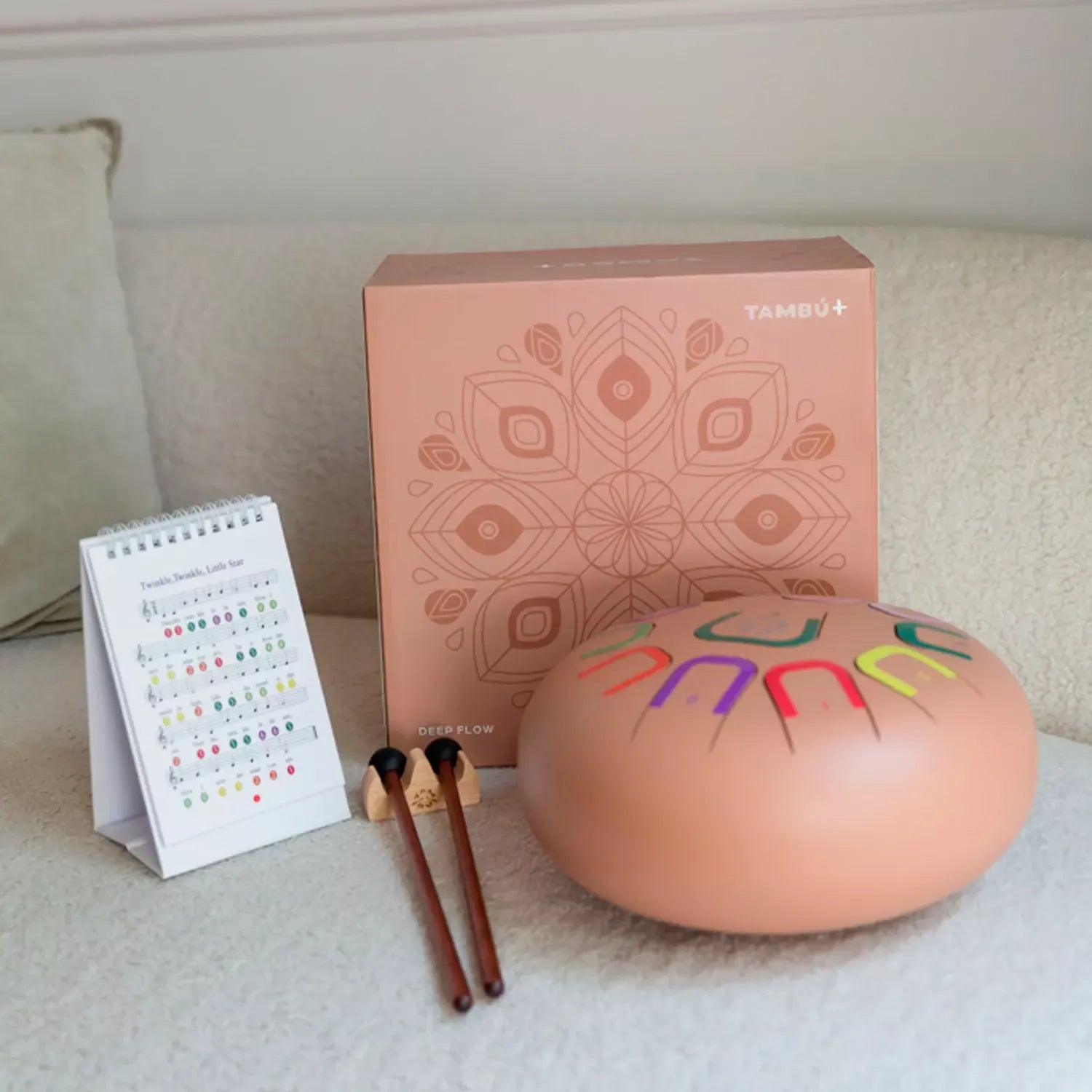 Große Zungentrommel Tambu Steel Drum - Deep Flow (Terracotta) JuegaConmigo - malmichbunt.de