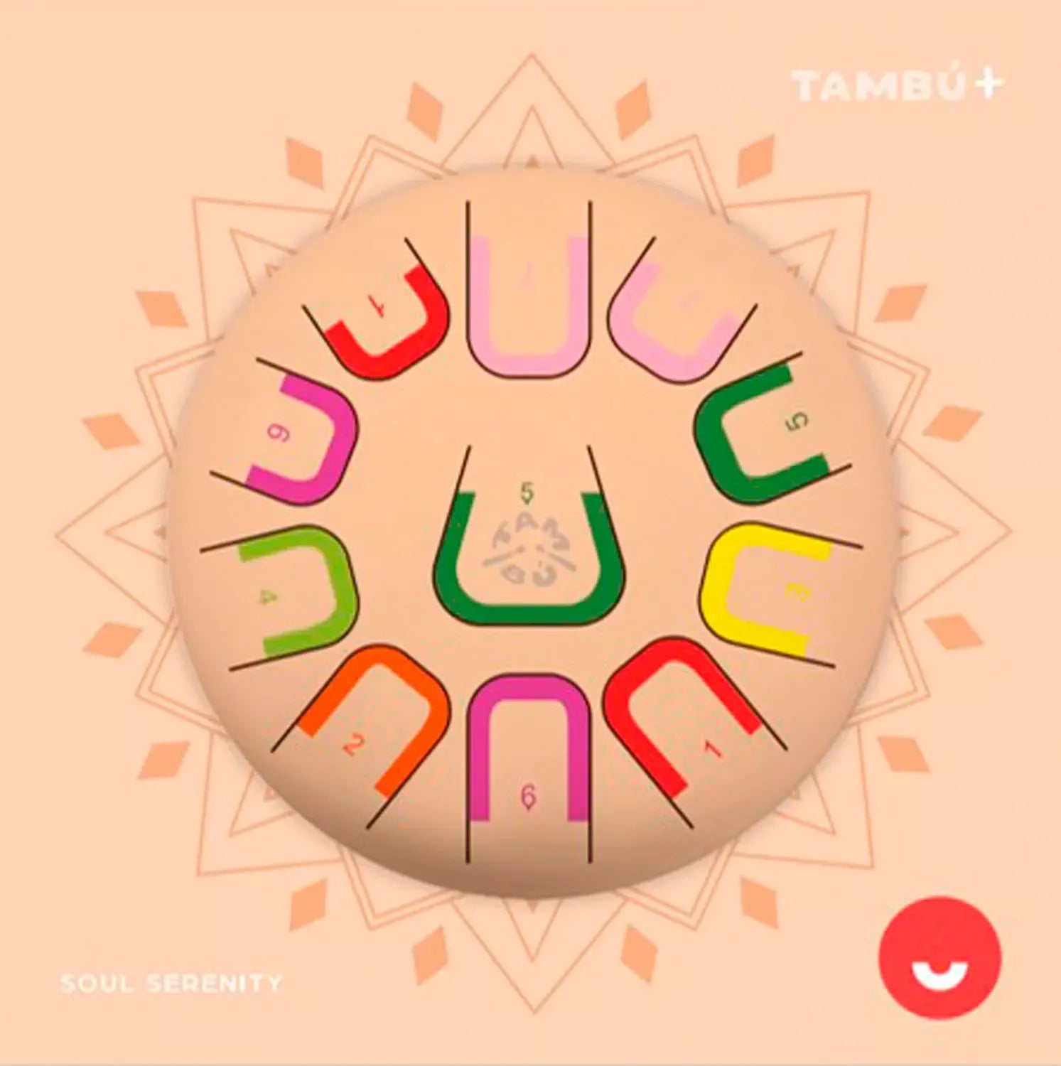 Große Zungentrommel Tambu Steel Drum - Soul Serenity (cream) JuegaConmigo - malmichbunt.de