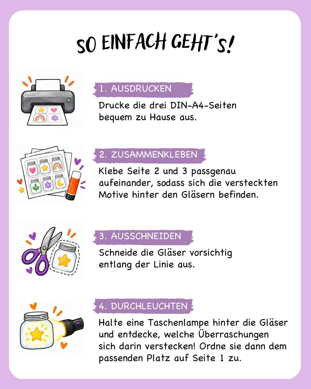 Halloween Taschenlampenspiel zum Ausdrucken - Basteln Halloween | PDF Jeka - malmichbunt.de