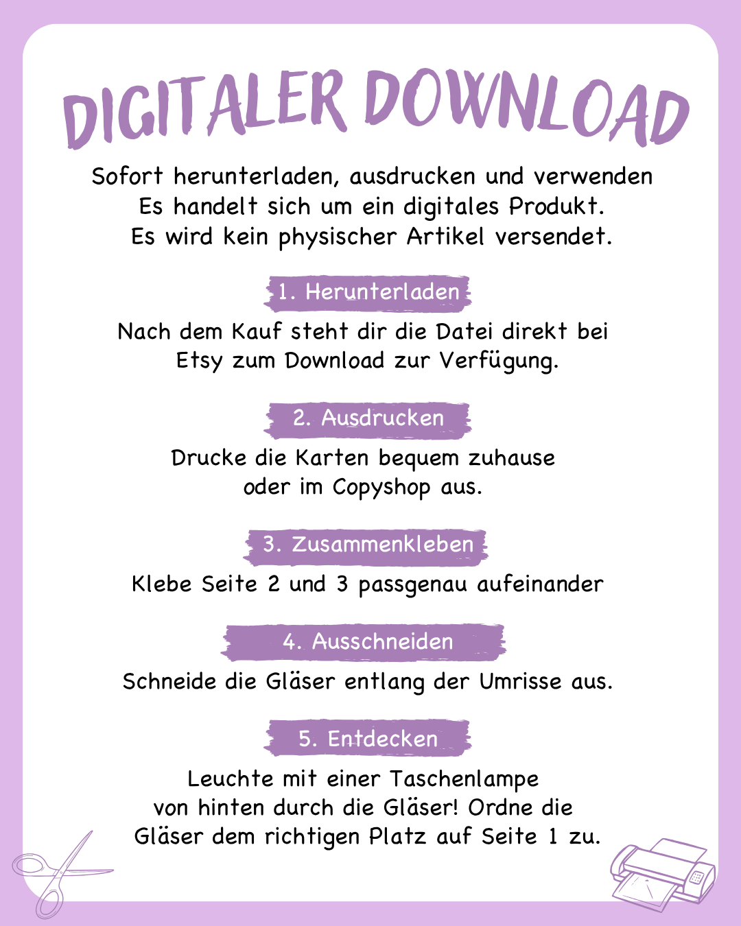 Halloween Taschenlampenspiel zum Ausdrucken - Basteln Halloween | PDF Jeka - malmichbunt.de