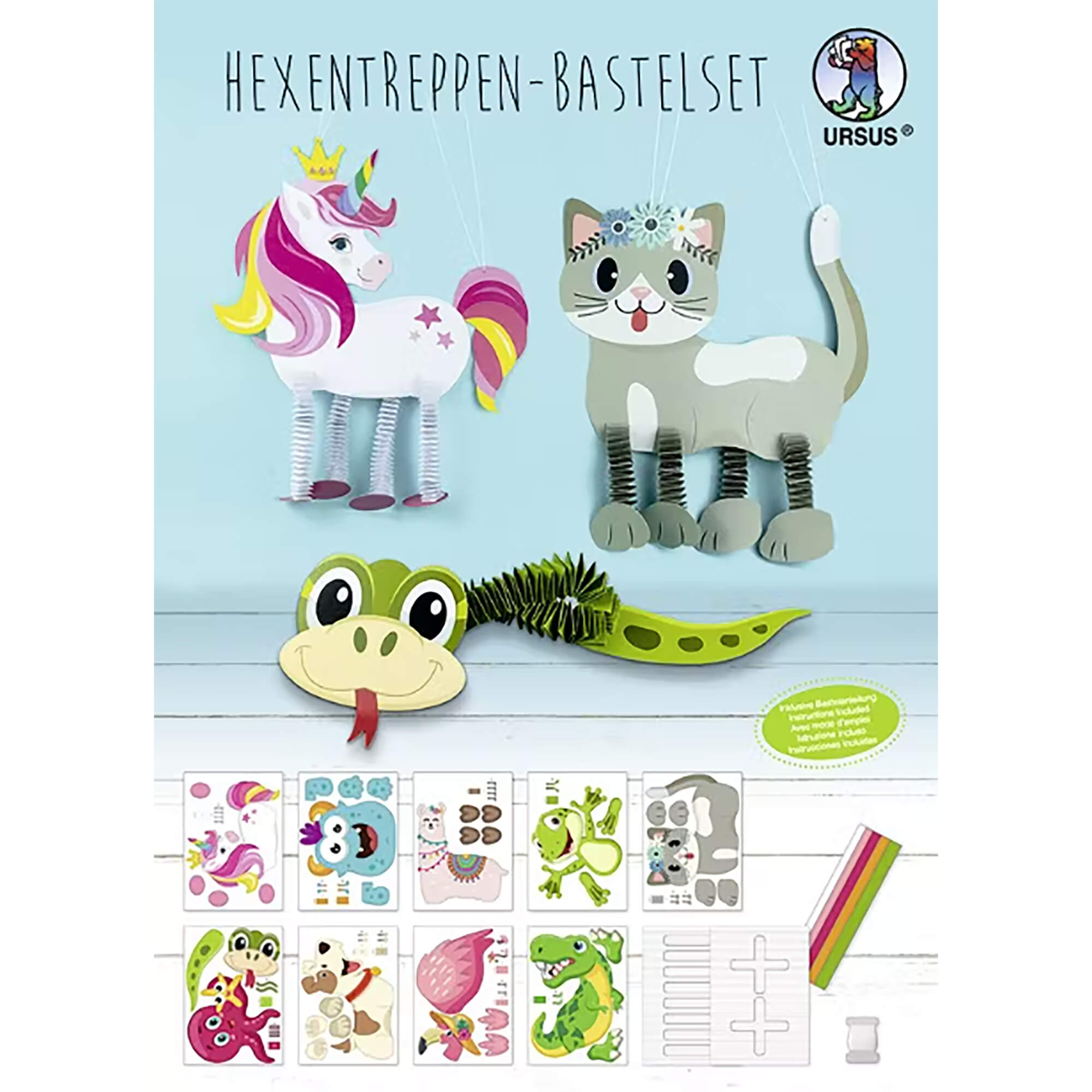 Hexentreppen - Bastelset Ursus - malmichbunt.de