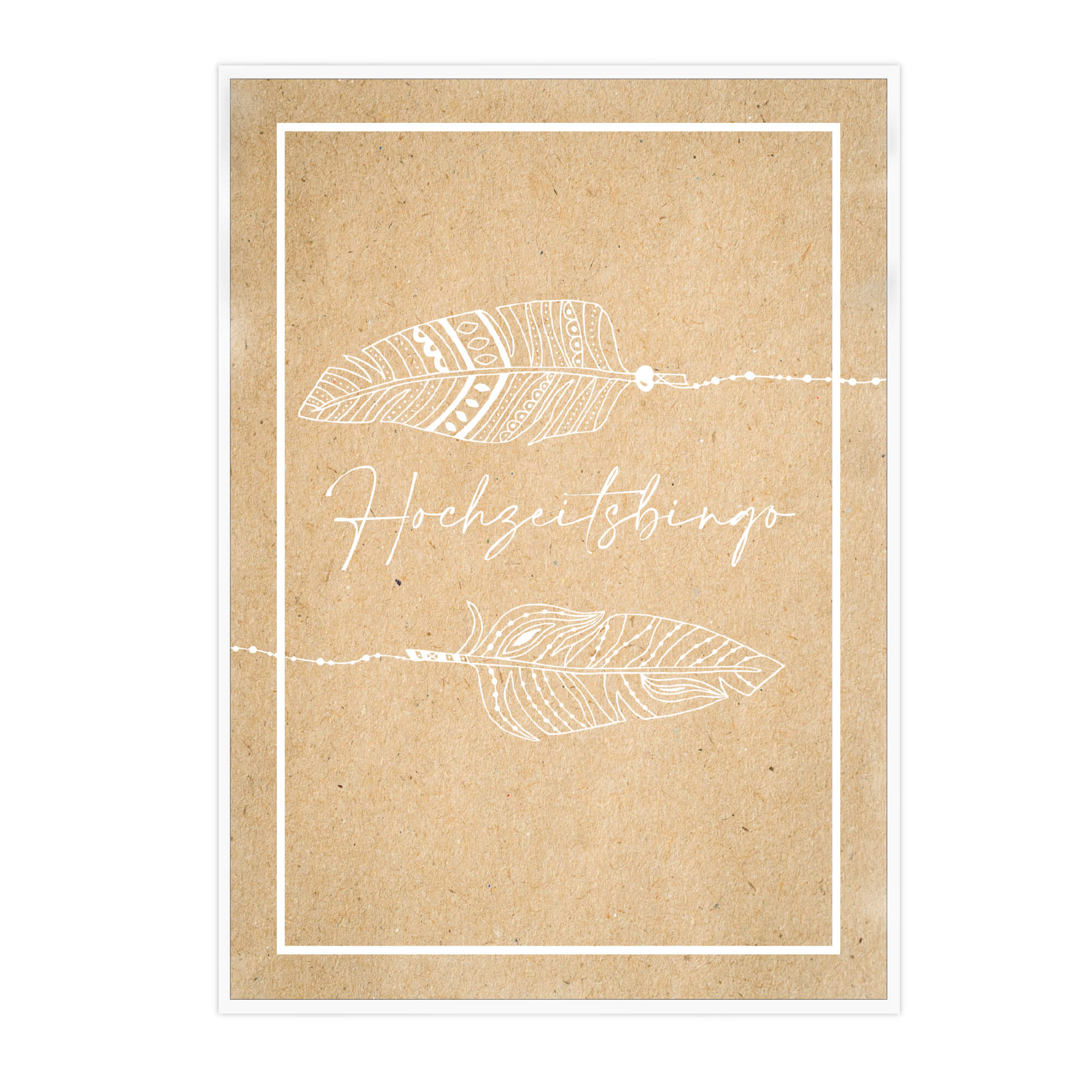 Hochzeitsbingo - Design Boho Jeka - malmichbunt.de