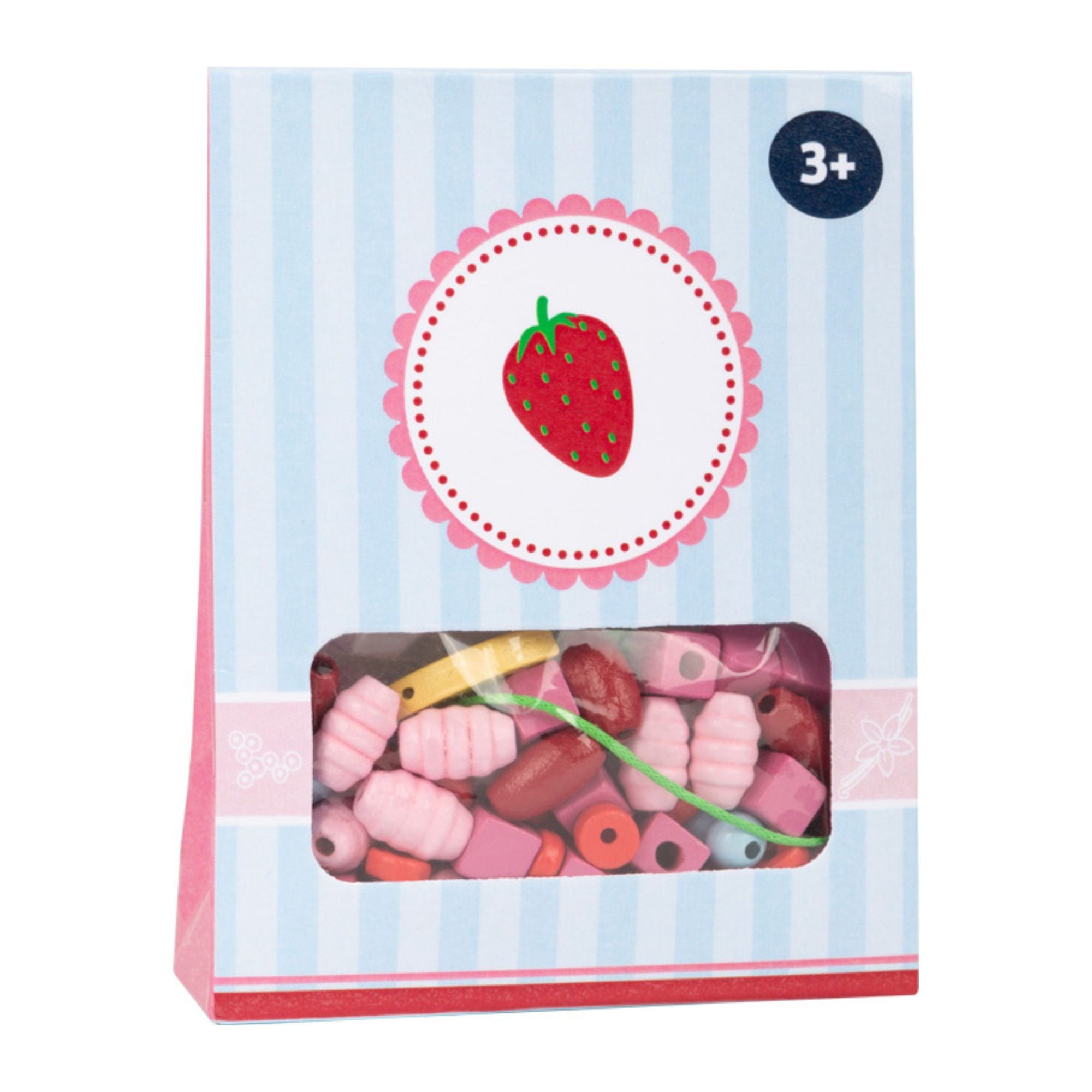 Holz - Fädelperlen Starterset Erdbeere Small foot - malmichbunt.de