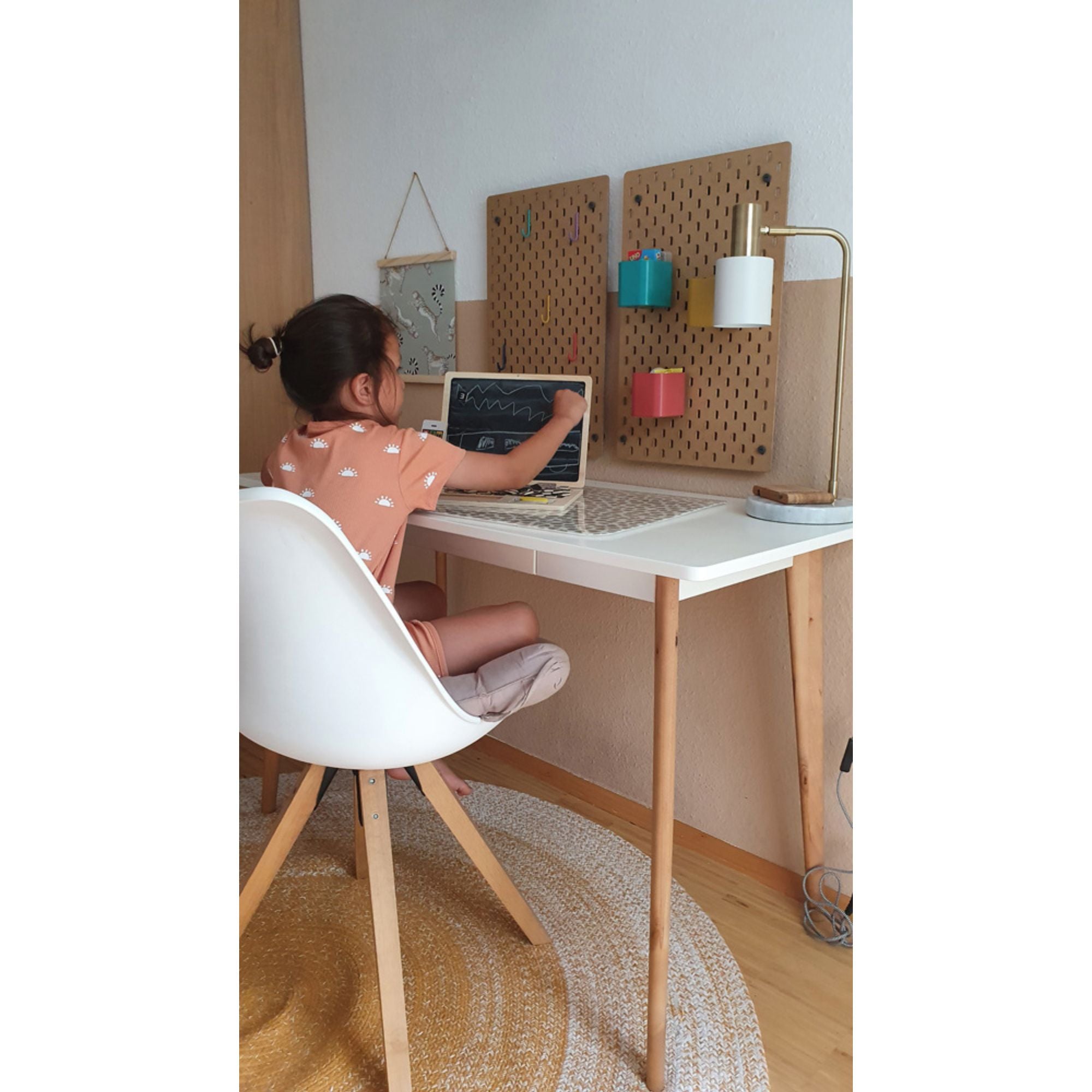 Holz - Laptop mit Magnet - Tafel Small foot - malmichbunt.de