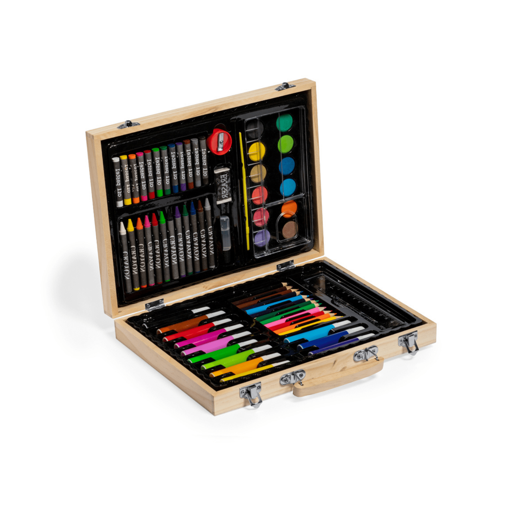 Holz - Malkoffer mit 66 Teilen Jeka - malmichbunt.de