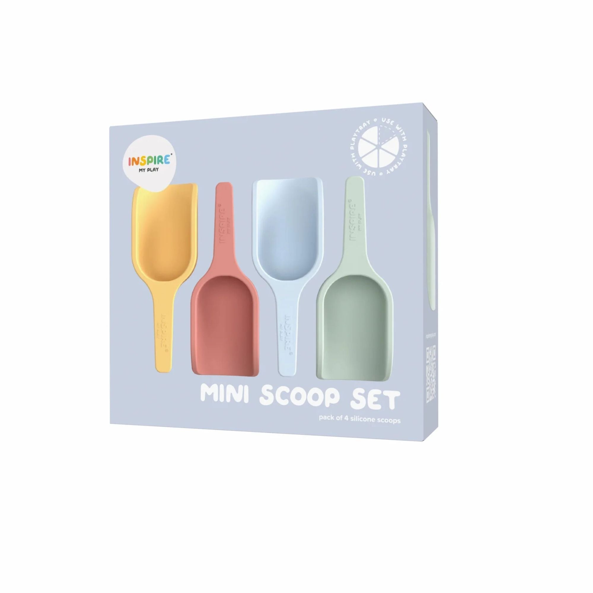 Inspire my Play - Sensorik Spiel Mini Schaufeln 4er Set Inspire My Play - malmichbunt.de