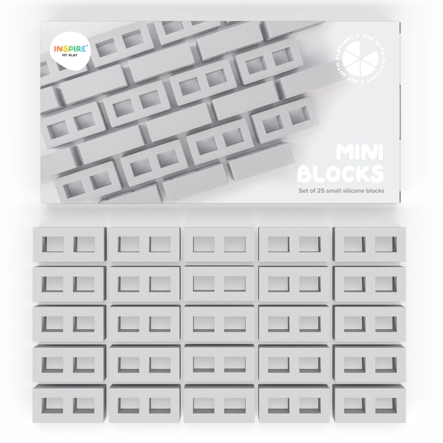 Inspire my Play - Sensorik Spielsteine Mini Blocks Inspire My Play - malmichbunt.de