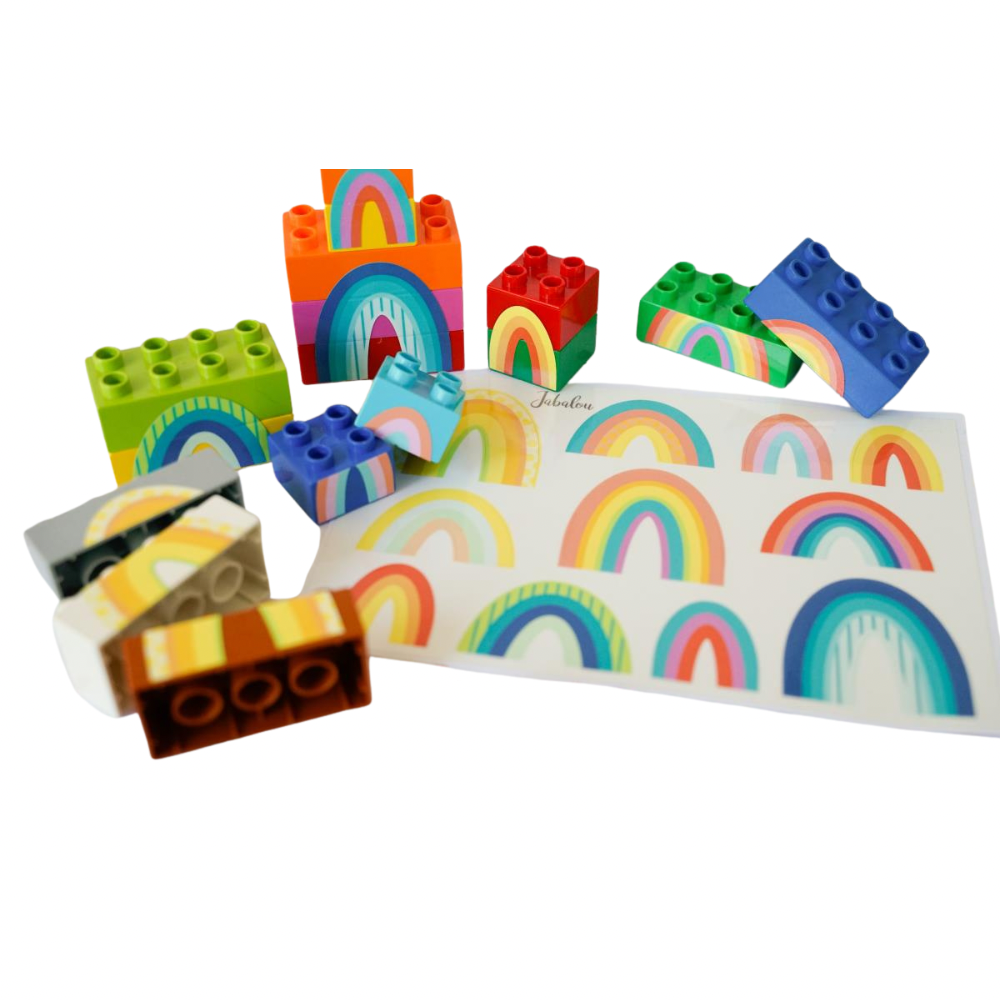 Jabalou® Aufkleber - Regenbogen jabalou - malmichbunt.de