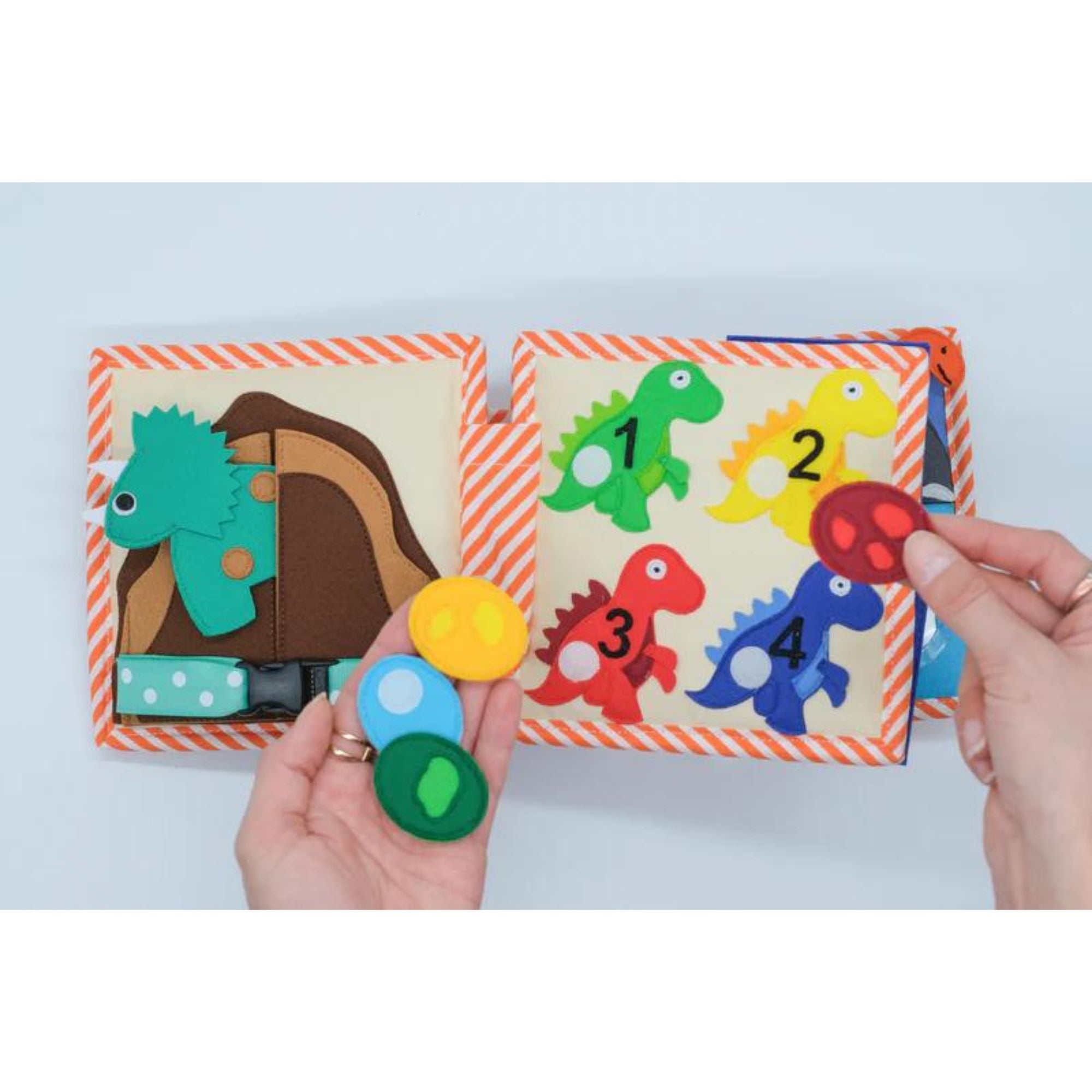 Jolly Design - Mini Quiet Book "Dinofreunde" Jolly Designs - malmichbunt.de