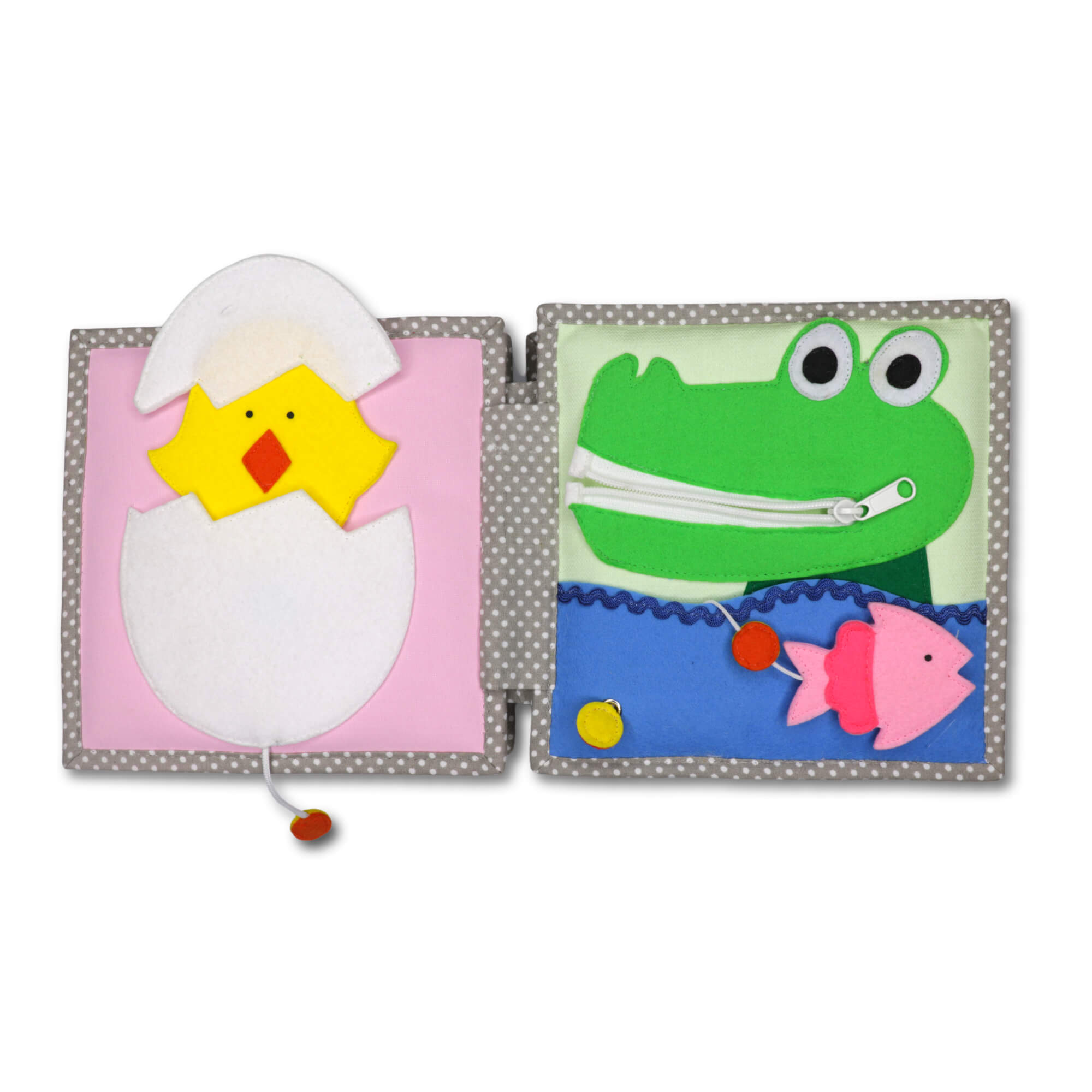 Jolly Design - Mini Quiet Book "Guck - Guck" (ab 6 Monaten) Jolly Designs - malmichbunt.de