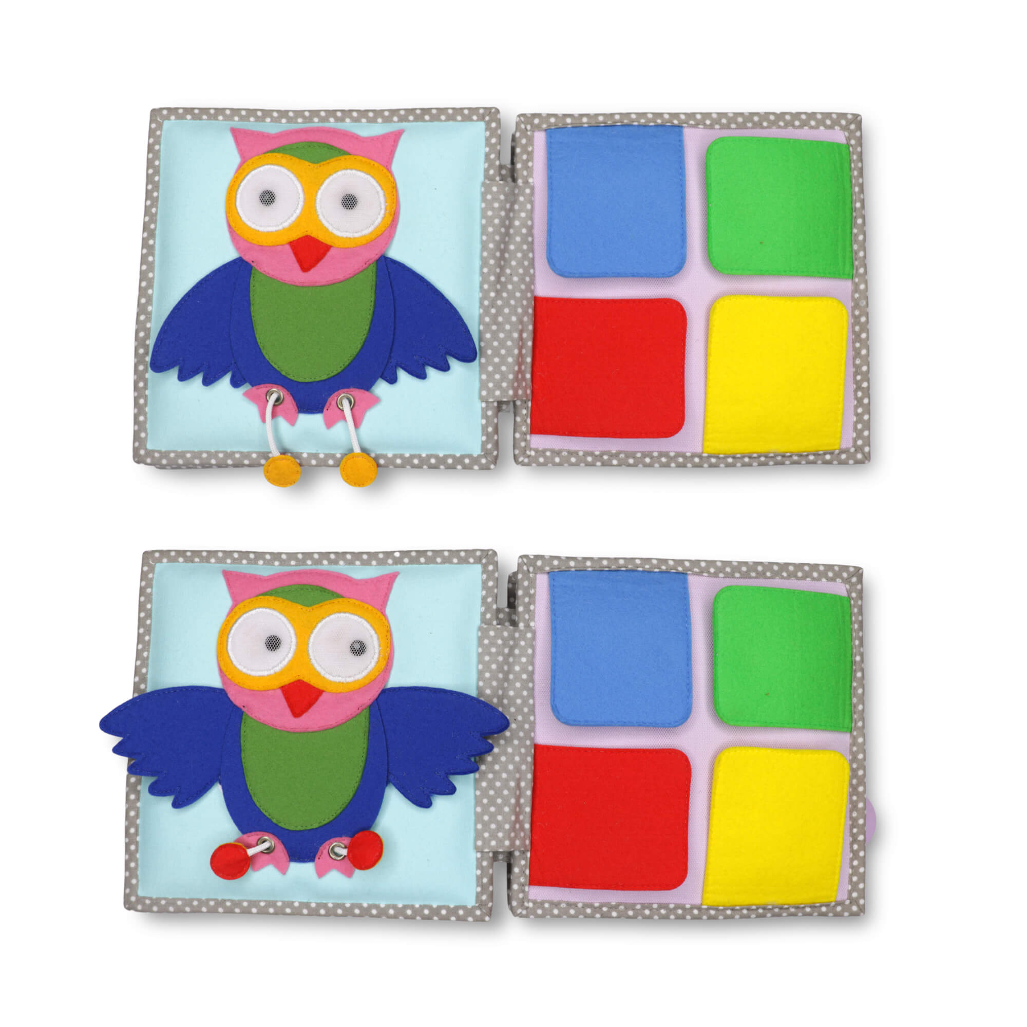 Jolly Design - Mini Quiet Book "Guck - Guck" (ab 6 Monaten) Jolly Designs - malmichbunt.de