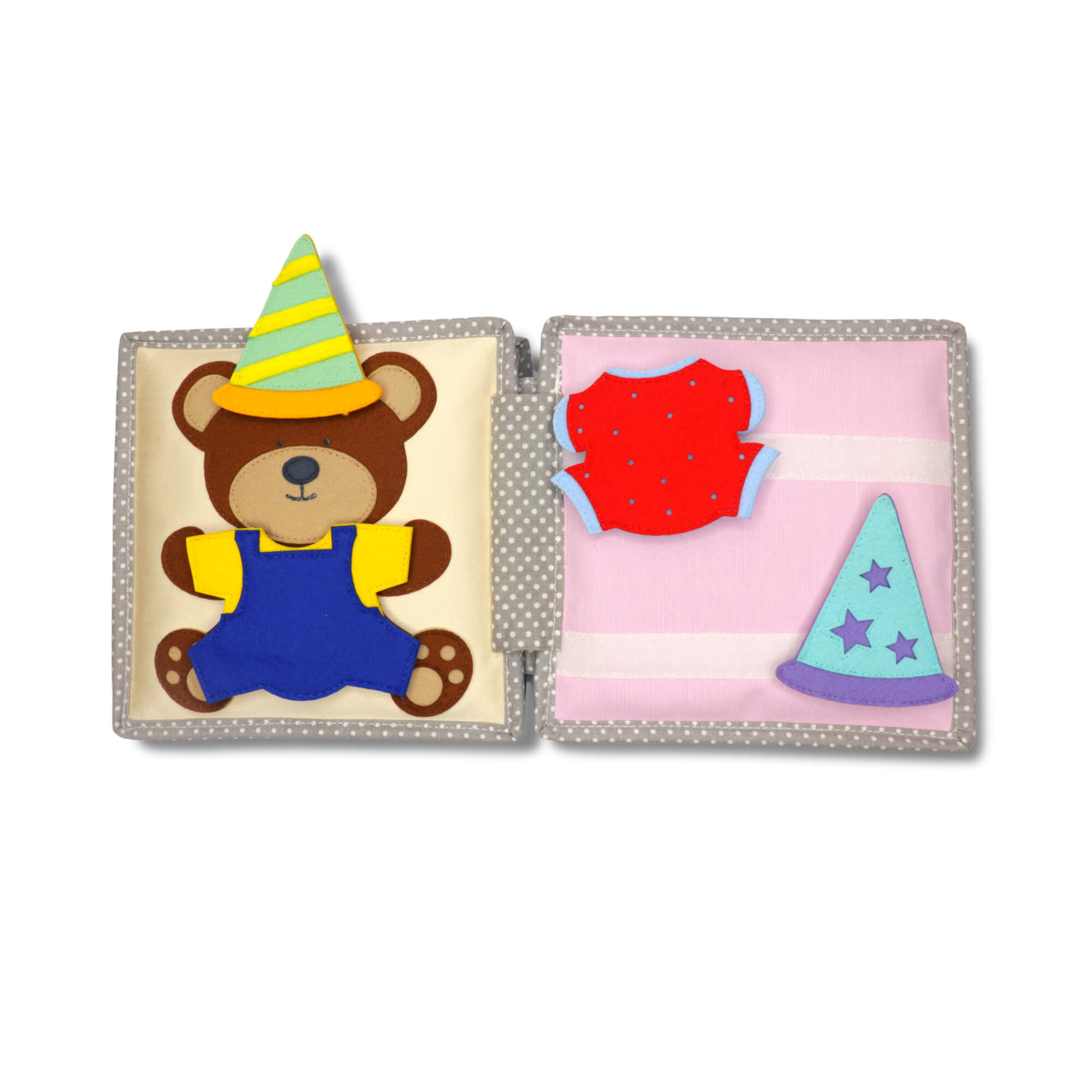 Jolly Design - Mini Quiet Book "Happy Bearsday" (ab 1 Jahr) Jolly Designs - malmichbunt.de