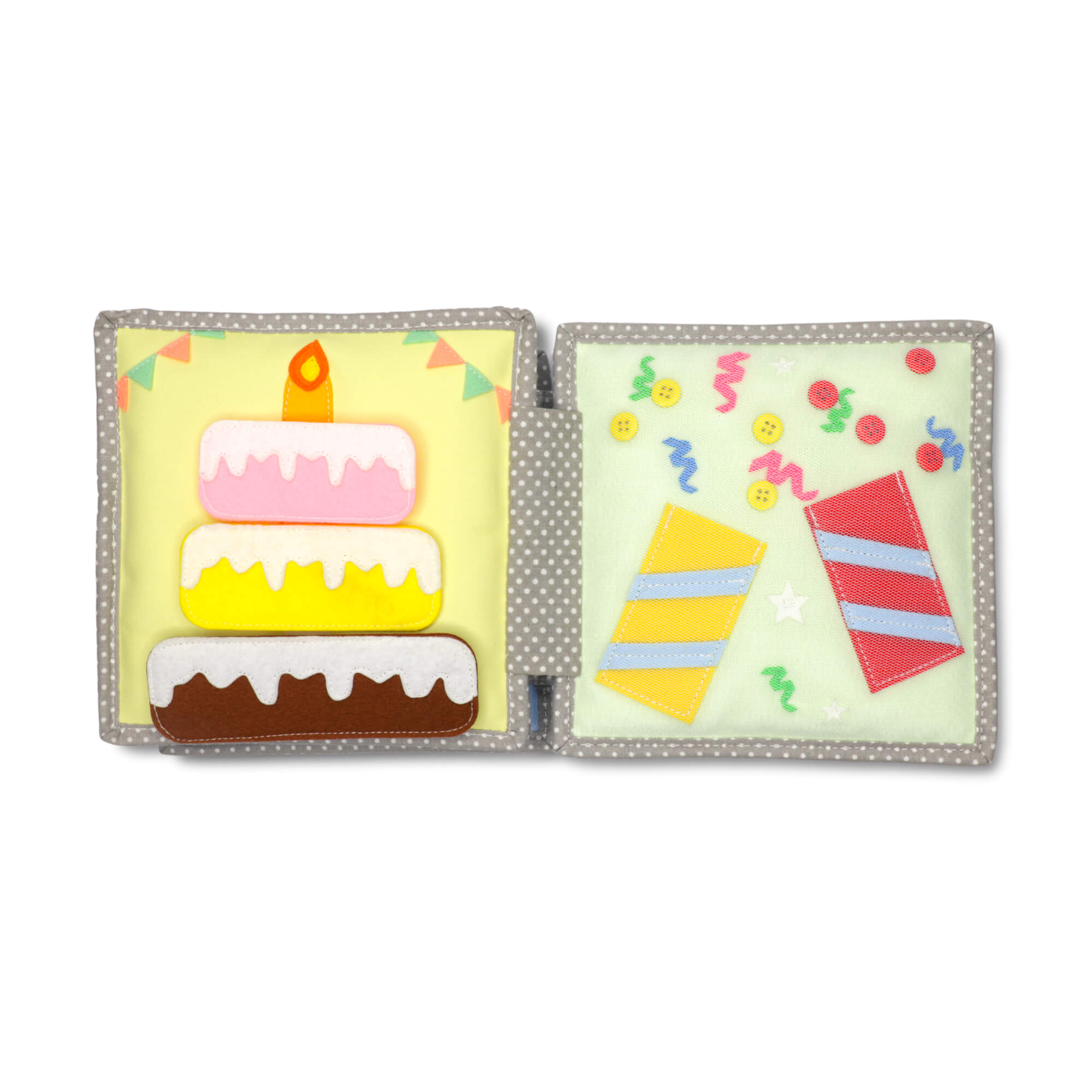 Jolly Design - Mini Quiet Book "Happy Bearsday" (ab 1 Jahr) Jolly Designs - malmichbunt.de