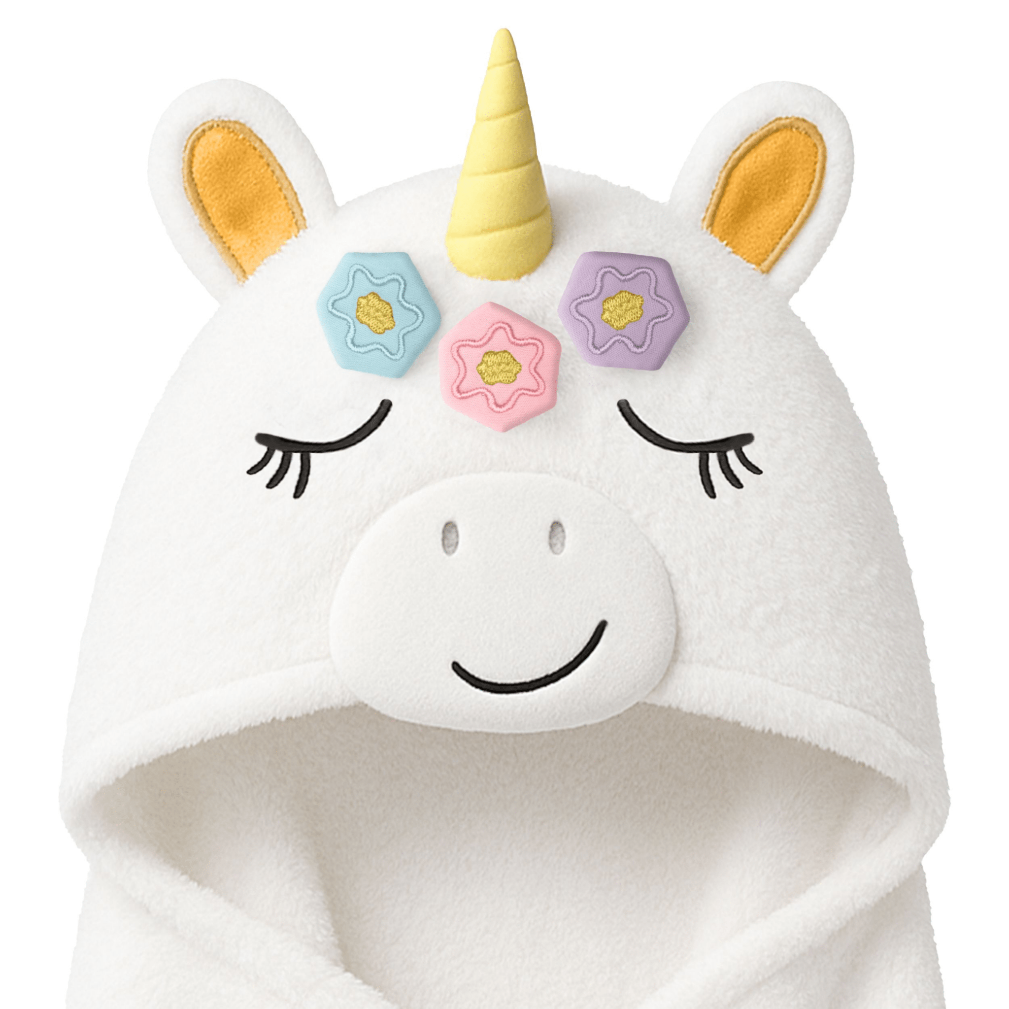 KeaBabies PlayPals Kapuzenhandtuch für Babys: Einhorn KeaBabies - malmichbunt.de