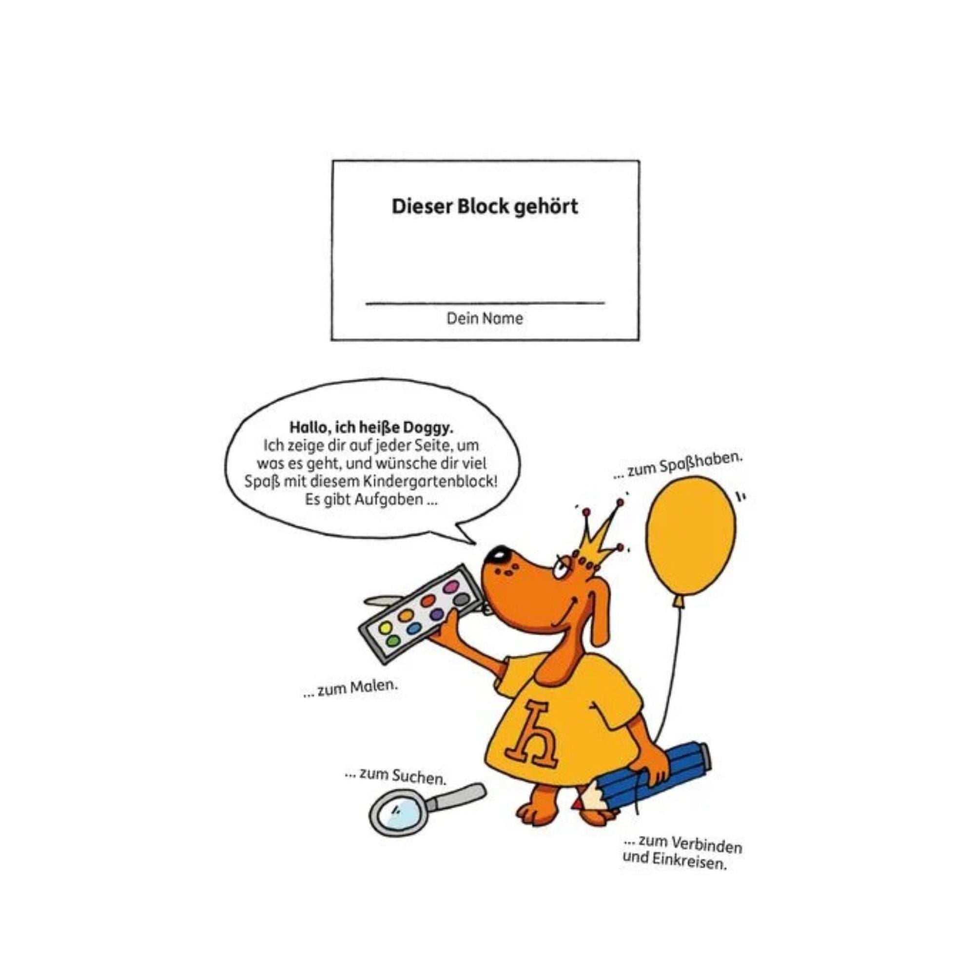 Kindergartenblock ab 3 Jahre - Jetzt bin ich groß! - Nr. 608 Hauschka Verlag - malmichbunt.de