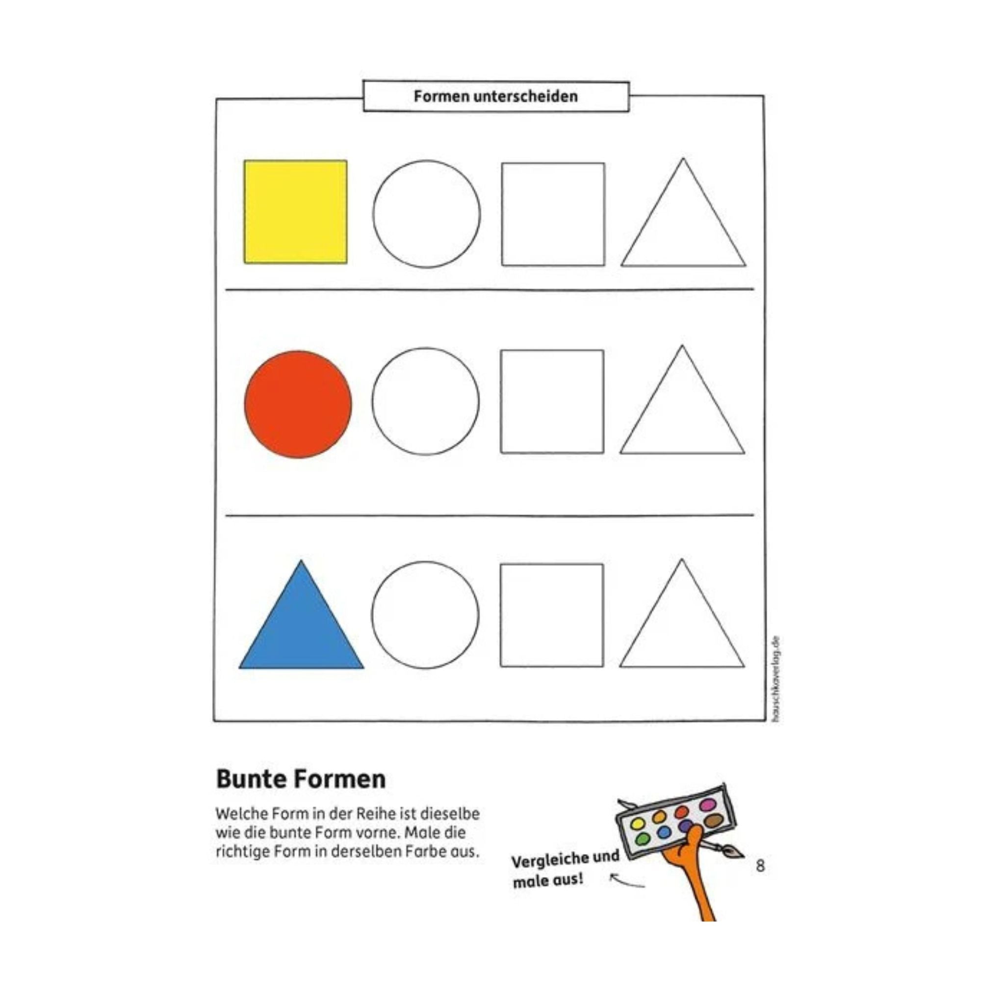 Kindergartenblock ab 3 Jahre - Jetzt bin ich groß! - Nr. 608 Hauschka Verlag - malmichbunt.de